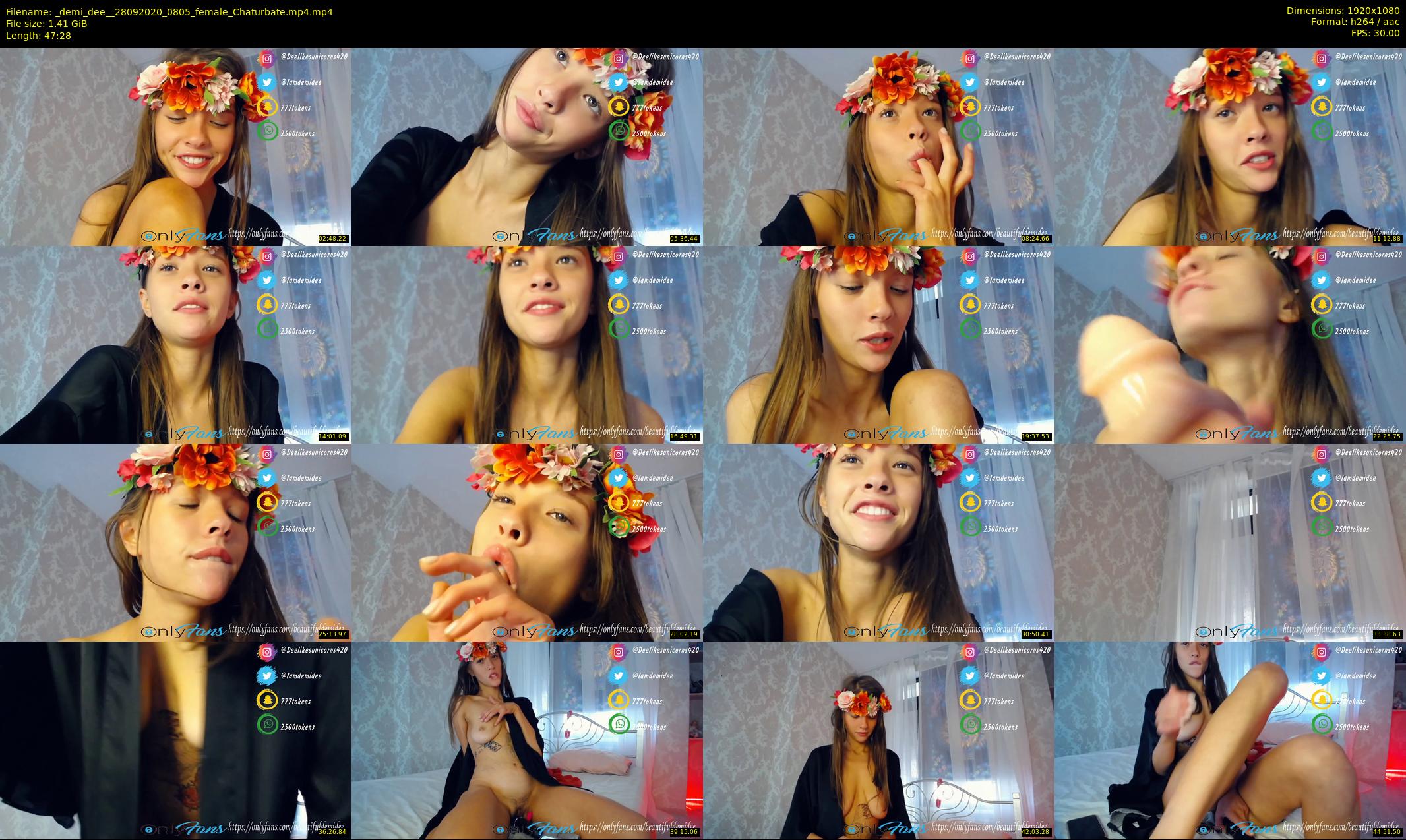 _demi_dee_ — 48 minute Chaturbate female cam show recording, 1080p, Sep 28, 2020