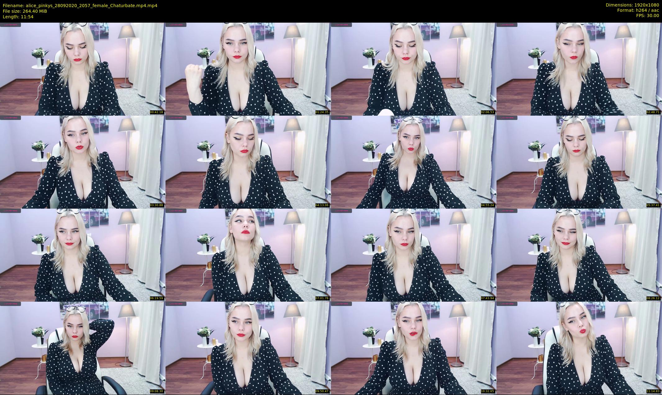alice_pinkys — 12 minute Chaturbate female cam show recording, 1080p, Sep 28, 2020