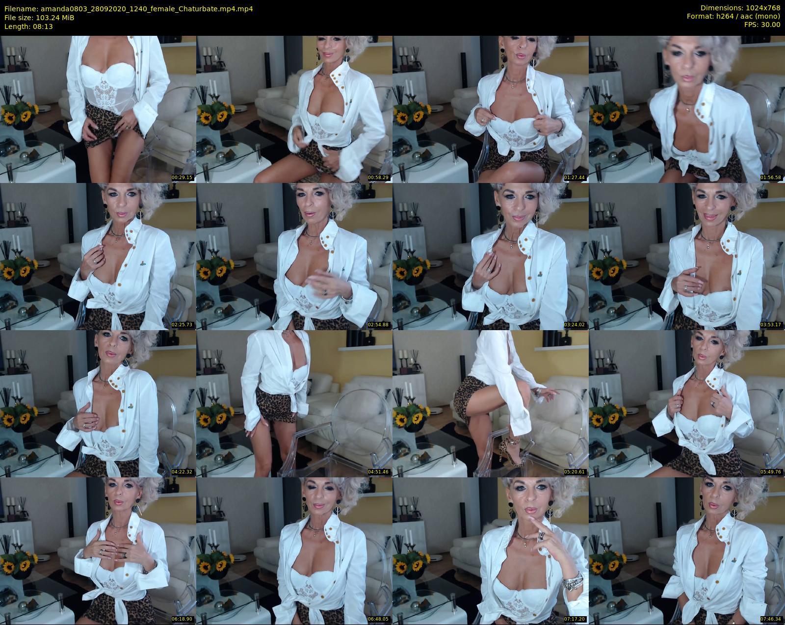 amanda0803 — 9 minute Chaturbate female cam show recording, 720p, Sep 28, 2020