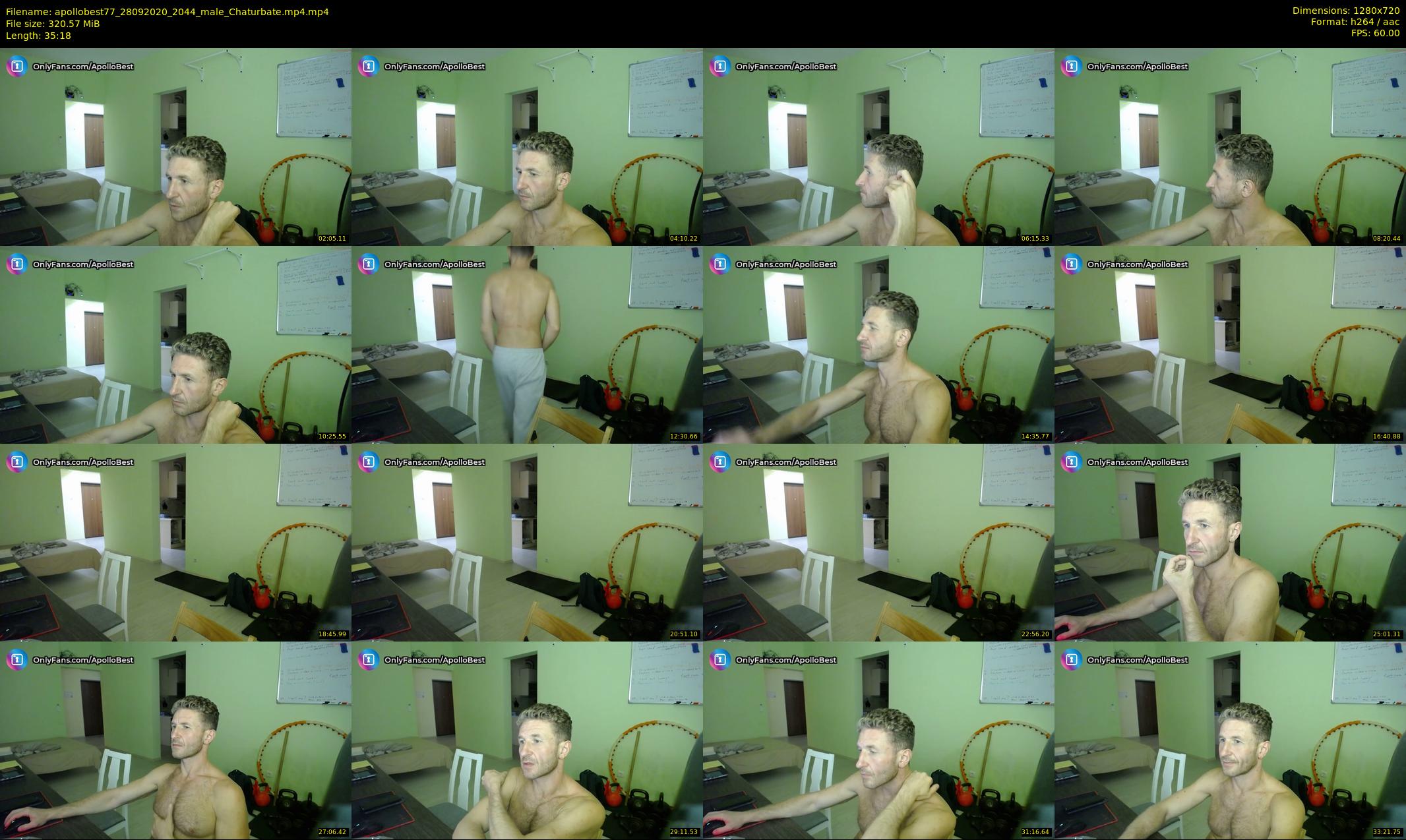 apollobest77 — 36 minute Chaturbate male cam show recording, 720p, Sep 28, 2020