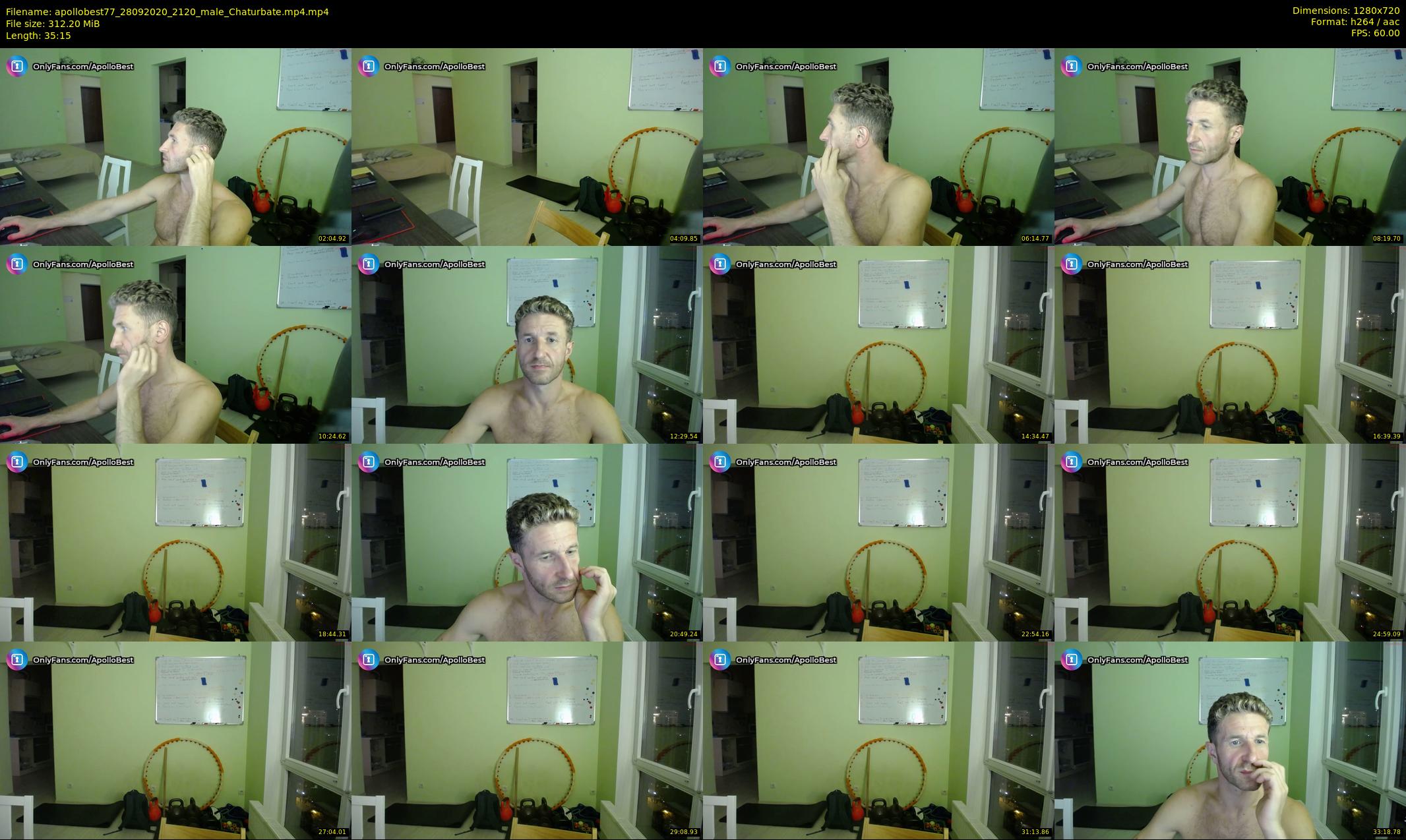 apollobest77 — 36 minute Chaturbate male cam show recording, 720p, Sep 28, 2020