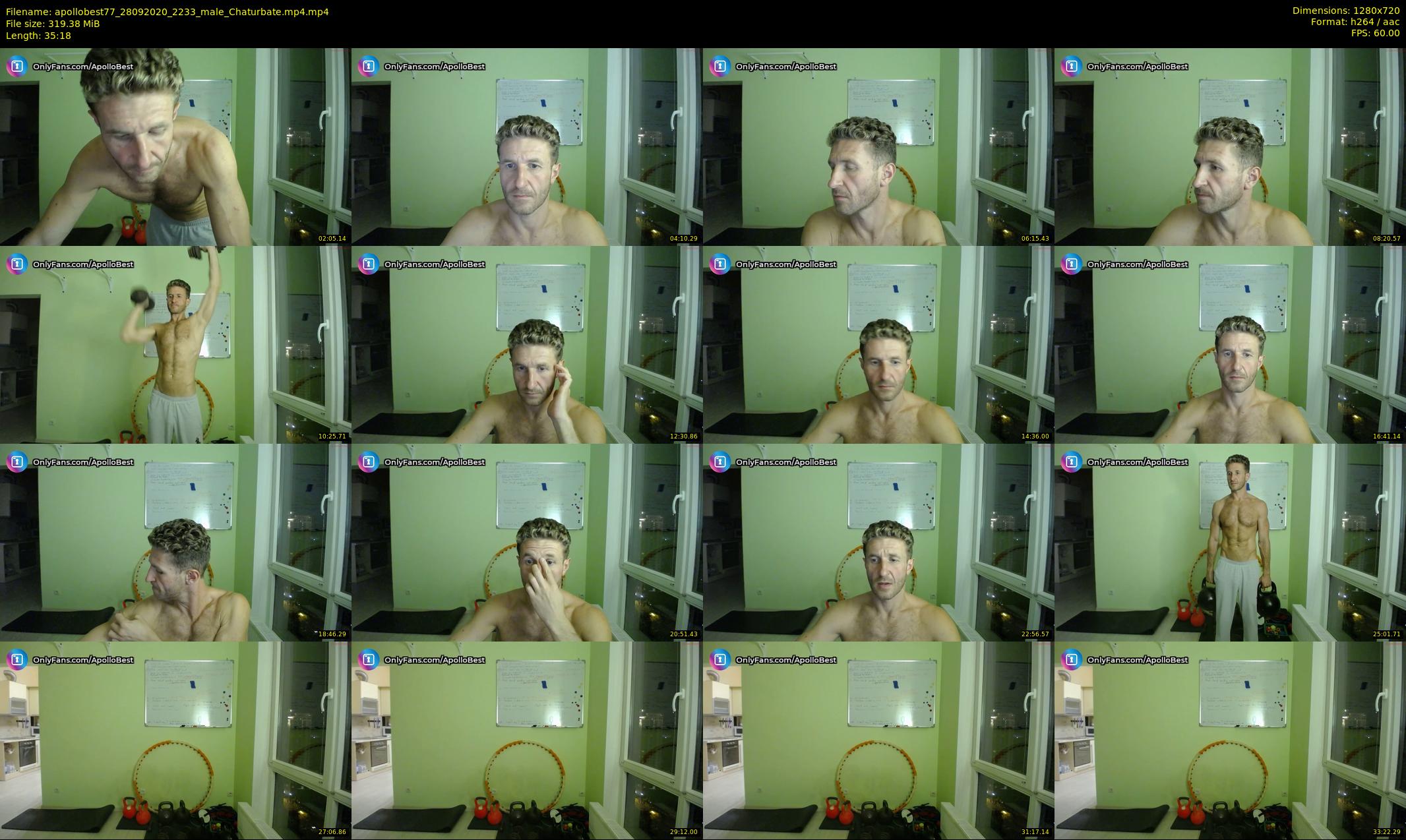 apollobest77 — 36 minute Chaturbate male cam show recording, 720p, Sep 28, 2020