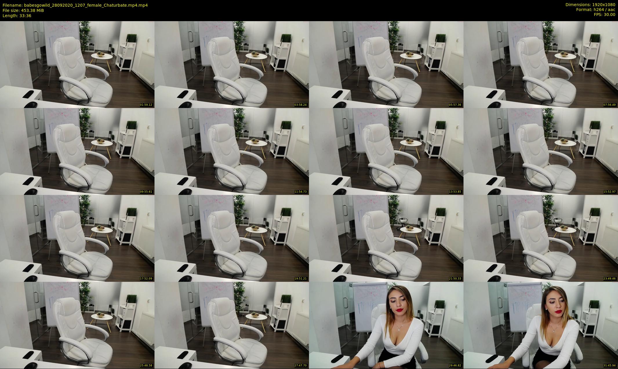 babesgowild — 34 minute Chaturbate couple cam show recording, 1080p, Sep 28, 2020