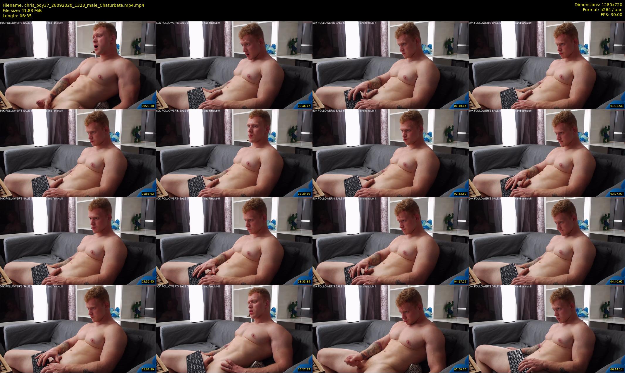 chris_boy37 — 7 minute Chaturbate male cam show recording, 720p, Sep 28, 2020