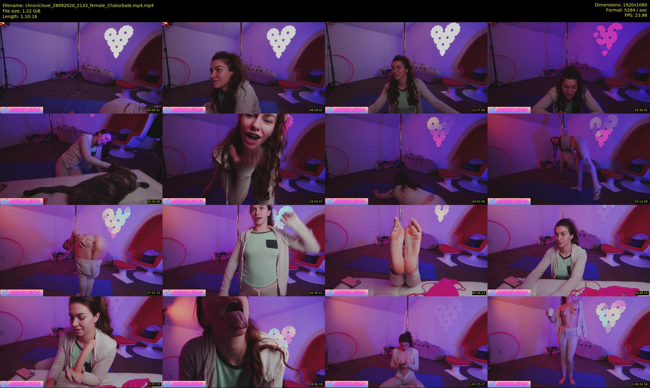 chroniclove — 71 minute Chaturbate female cam show recording, 1080p, Sep 28, 2020