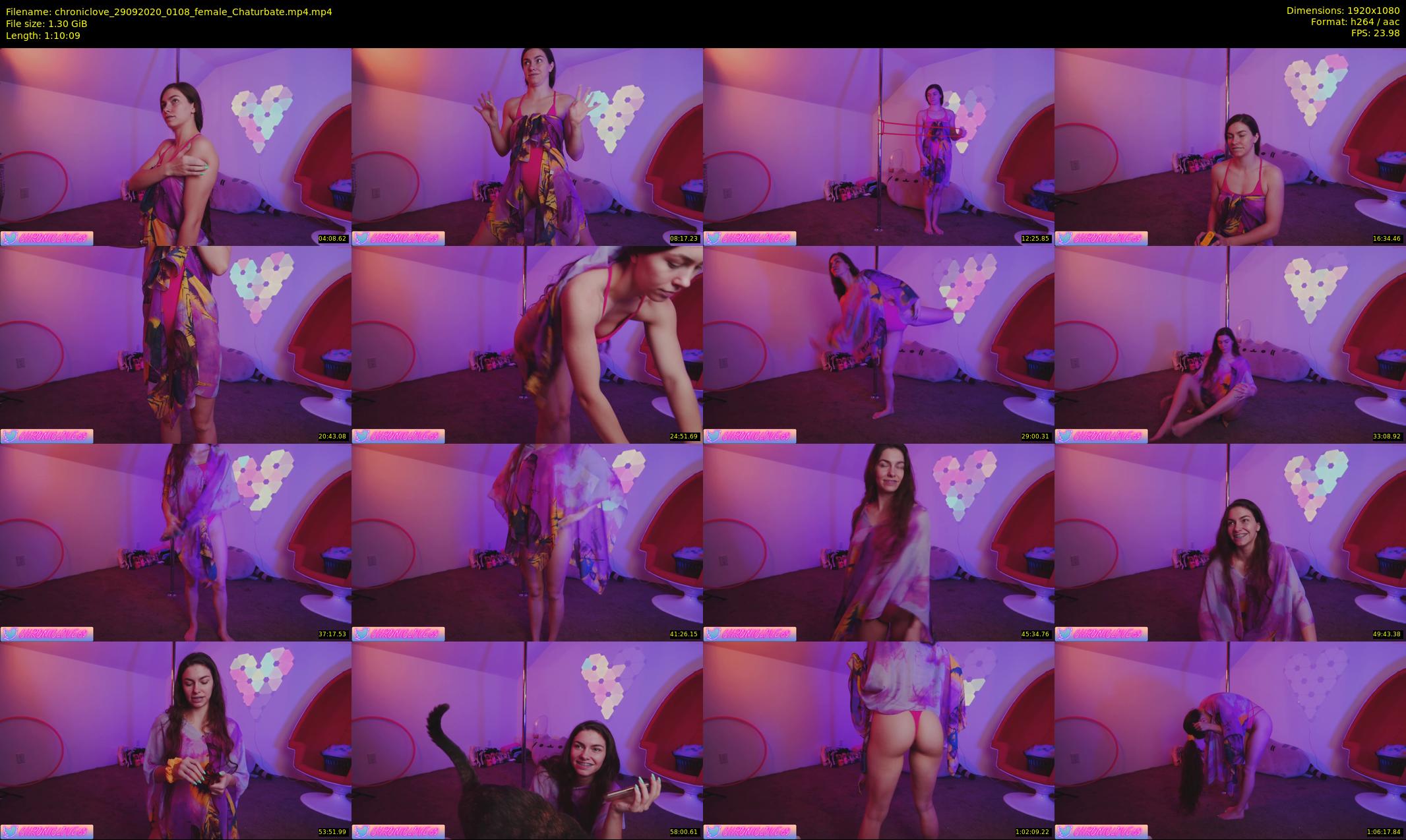 chroniclove — 71 minute Chaturbate female cam show recording, 1080p, Sep 29, 2020