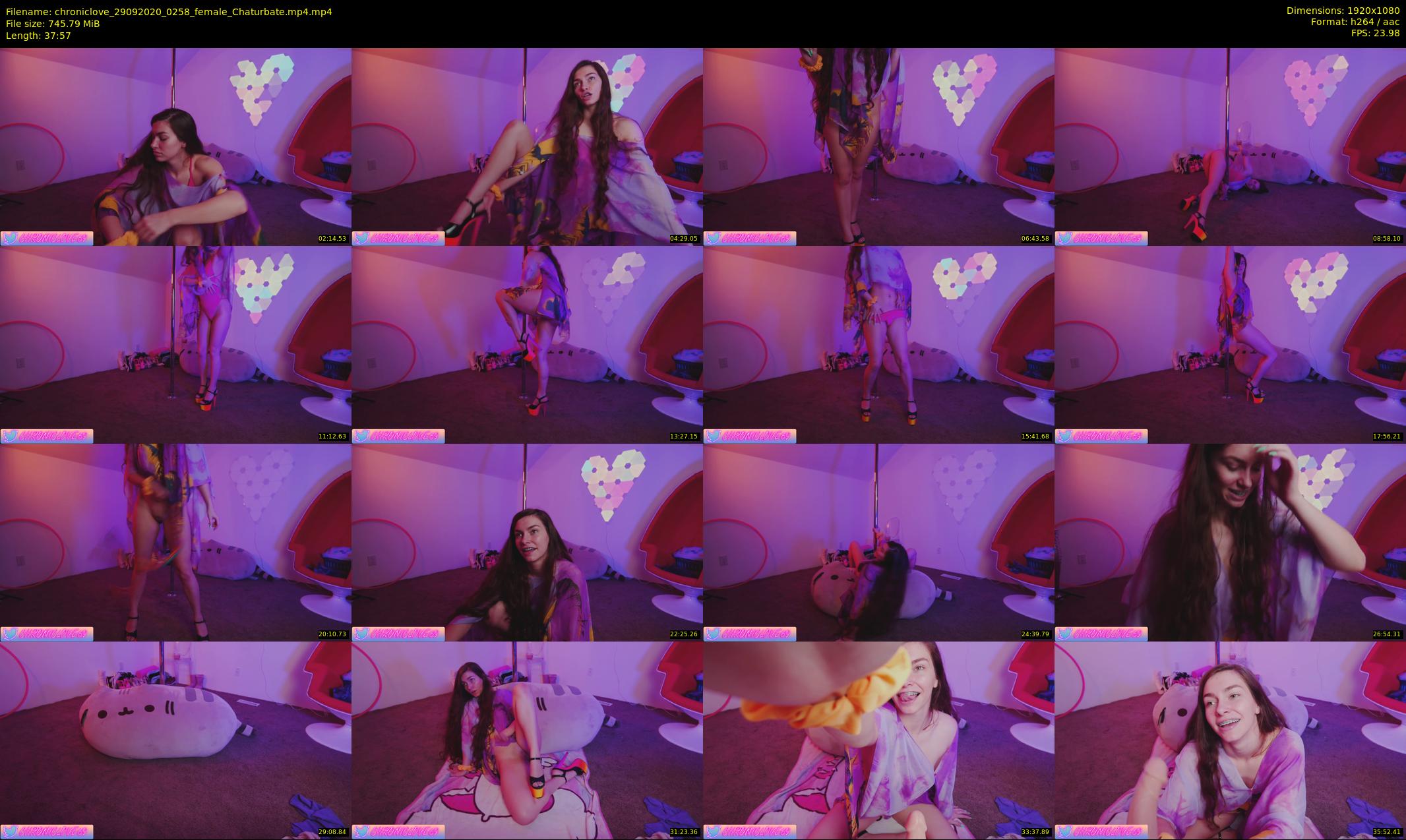 chroniclove — 38 minute Chaturbate female cam show recording, 1080p, Sep 29, 2020