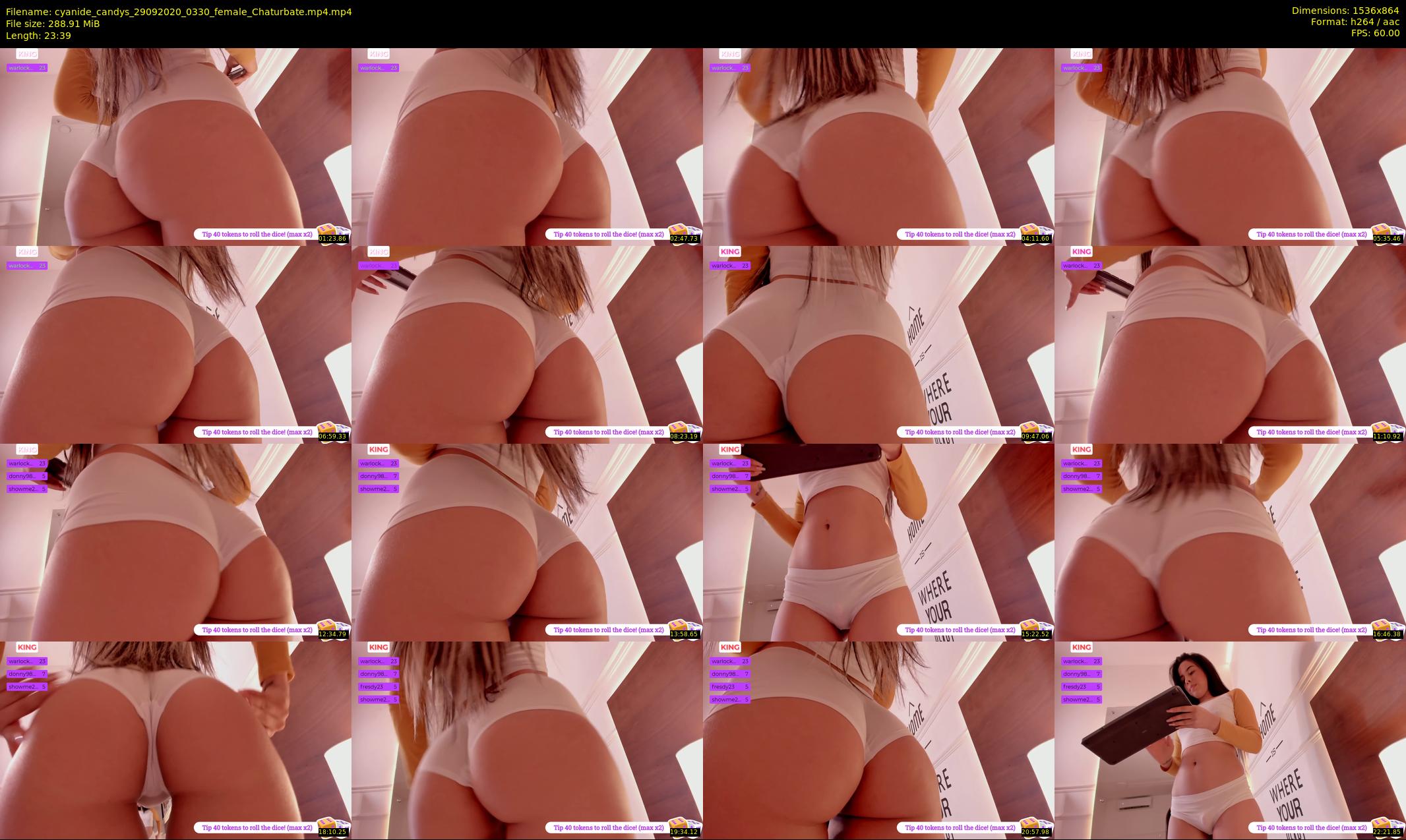 cyanide_candys — 24 minute Chaturbate female cam show recording, 720p, Sep 29, 2020