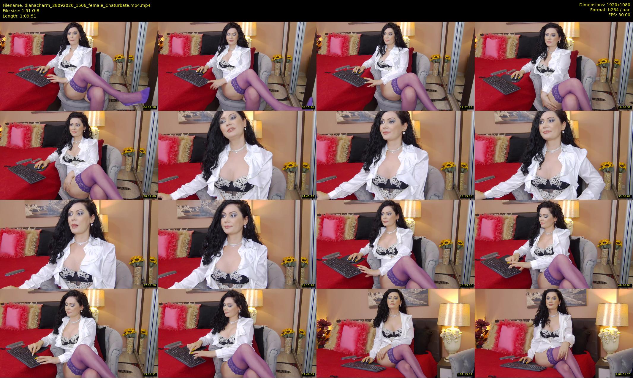 dianacharm — 70 minute Chaturbate female cam show recording, 1080p, Sep 28, 2020
