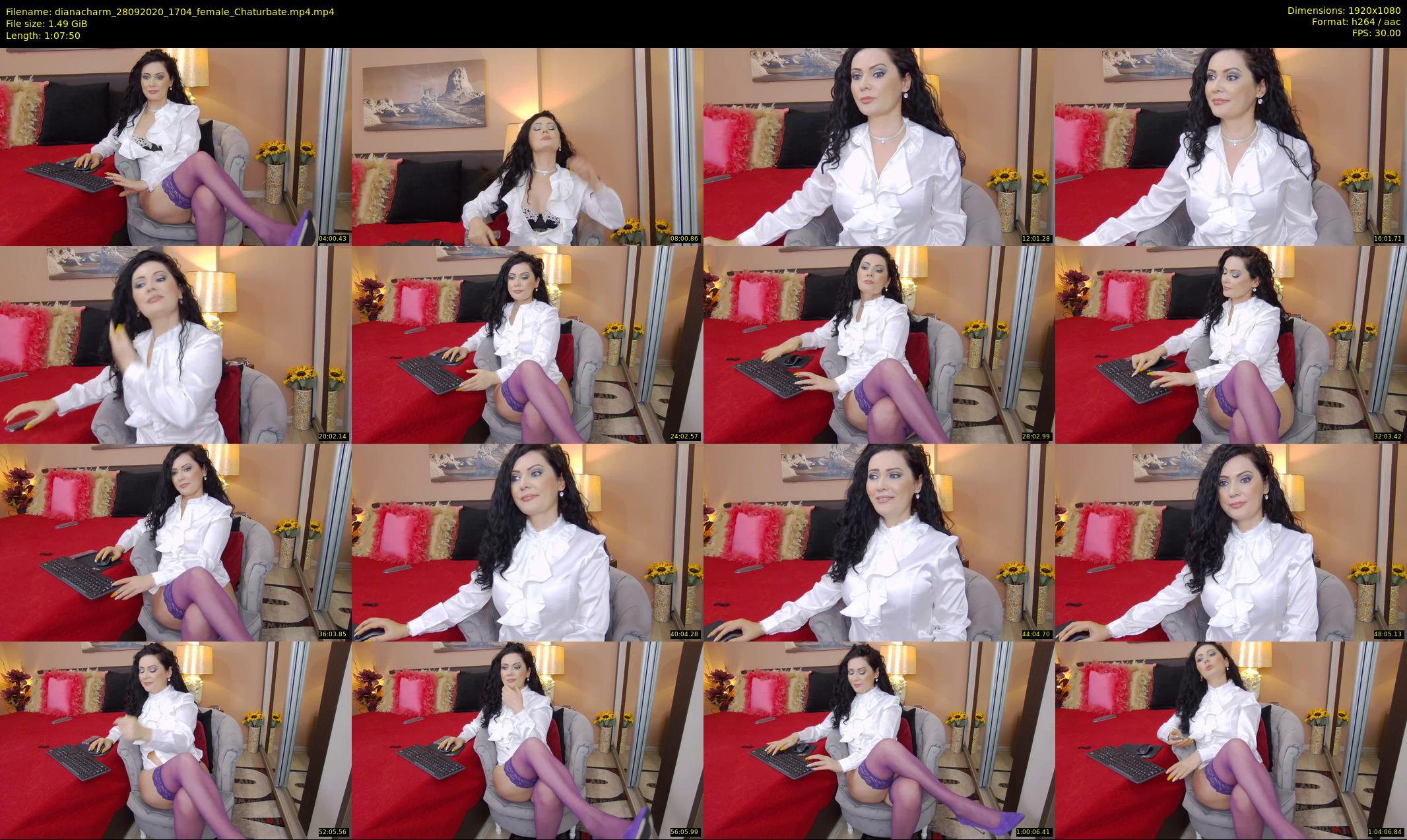 dianacharm — 68 minute Chaturbate female cam show recording, 1080p, Sep 28, 2020