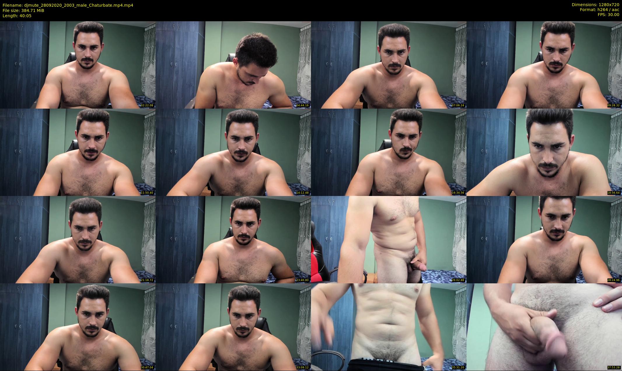 djmute — 41 minute Chaturbate male cam show recording, 720p, Sep 28, 2020