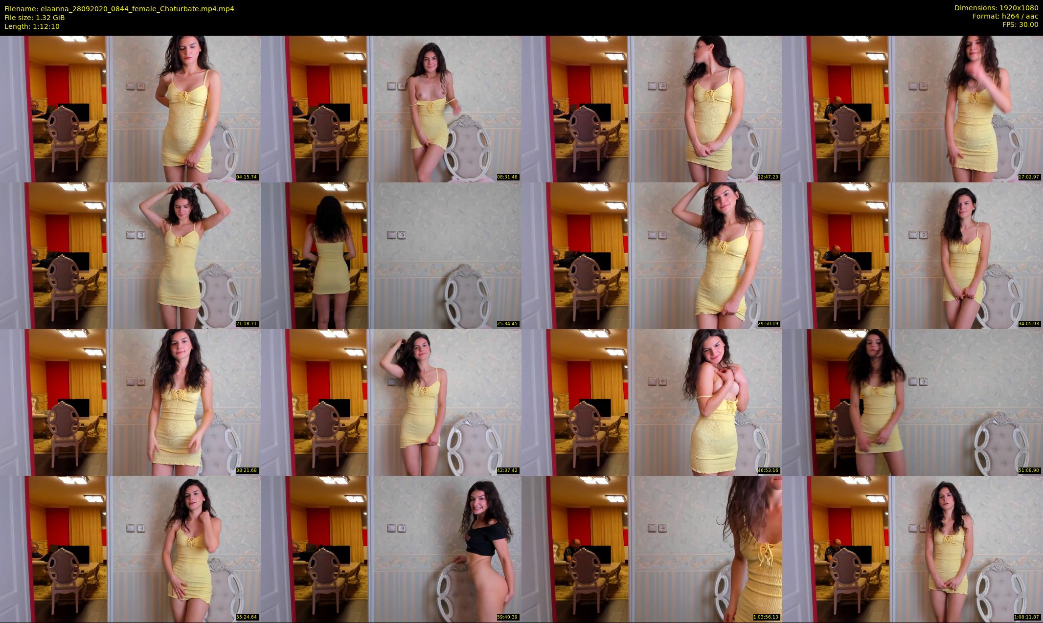 elaanna — 73 minute Chaturbate female cam show recording, 1080p, Sep 28, 2020