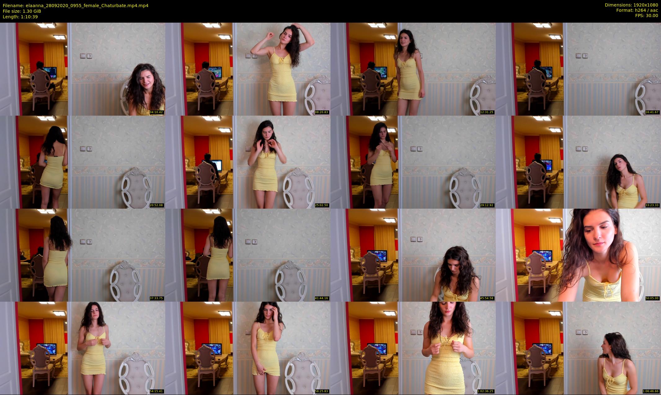 elaanna — 71 minute Chaturbate female cam show recording, 1080p, Sep 28, 2020