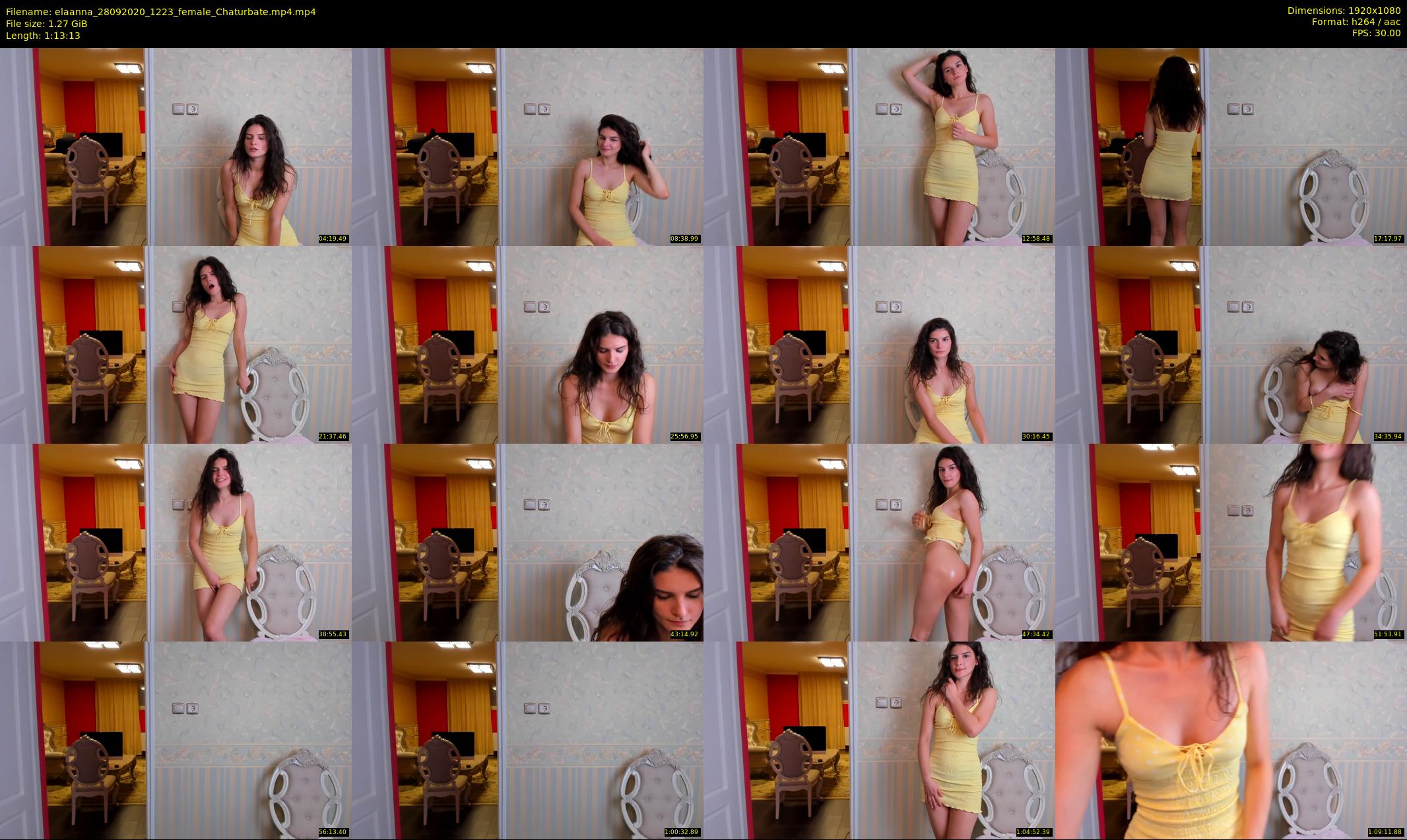 elaanna — 74 minute Chaturbate female cam show recording, 1080p, Sep 28, 2020