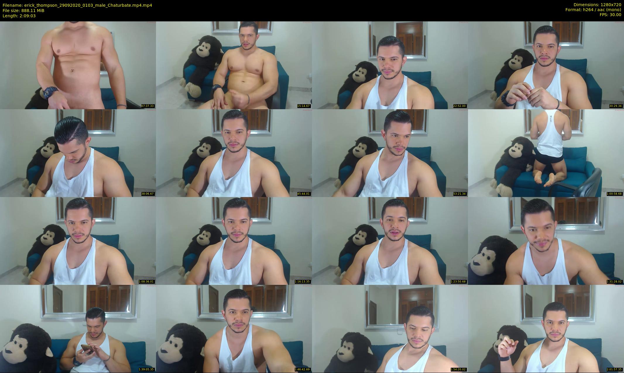 erick_thompson — 130 minute Chaturbate male cam show recording, 720p, Sep 29, 2020