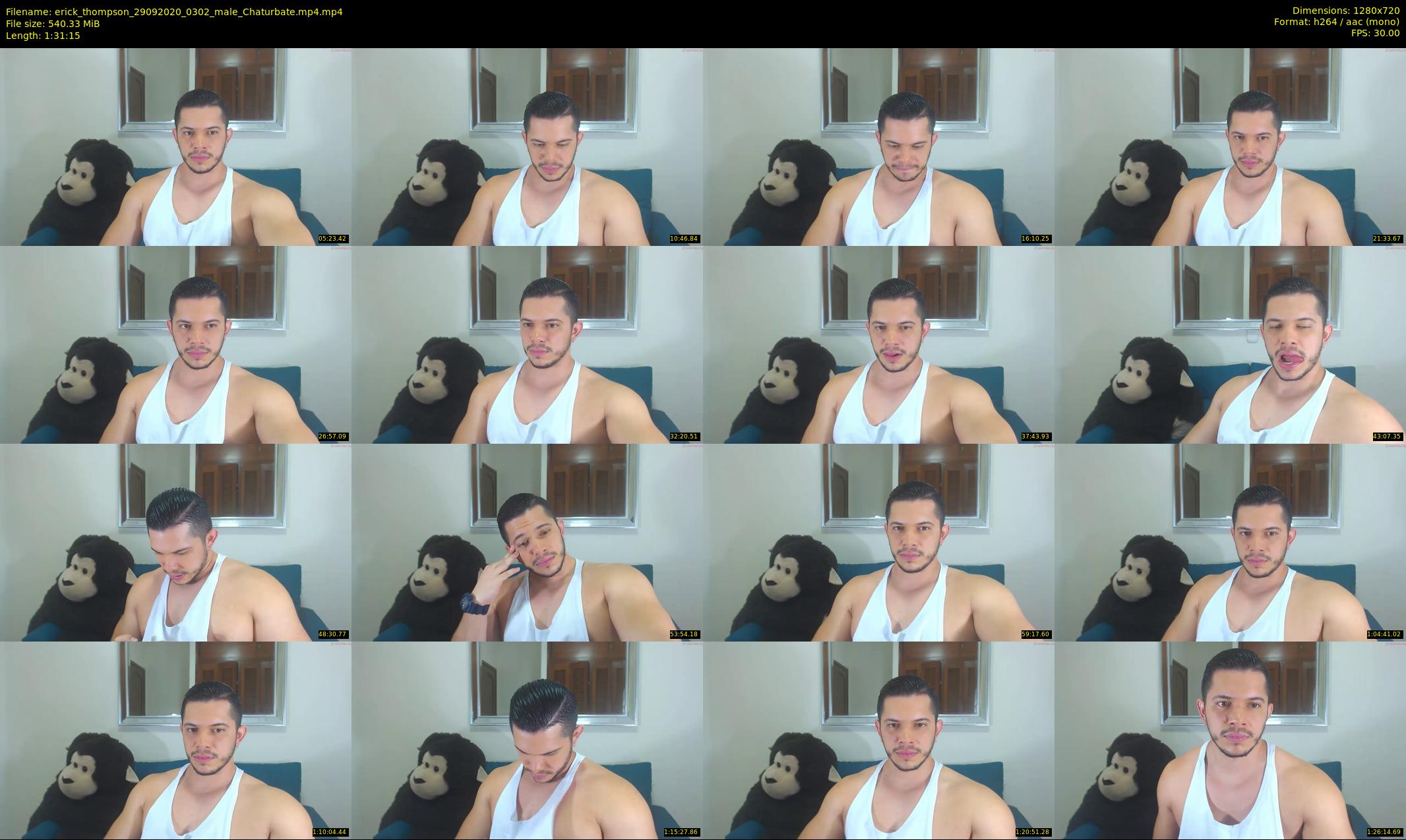 erick_thompson — 92 minute Chaturbate male cam show recording, 720p, Sep 29, 2020