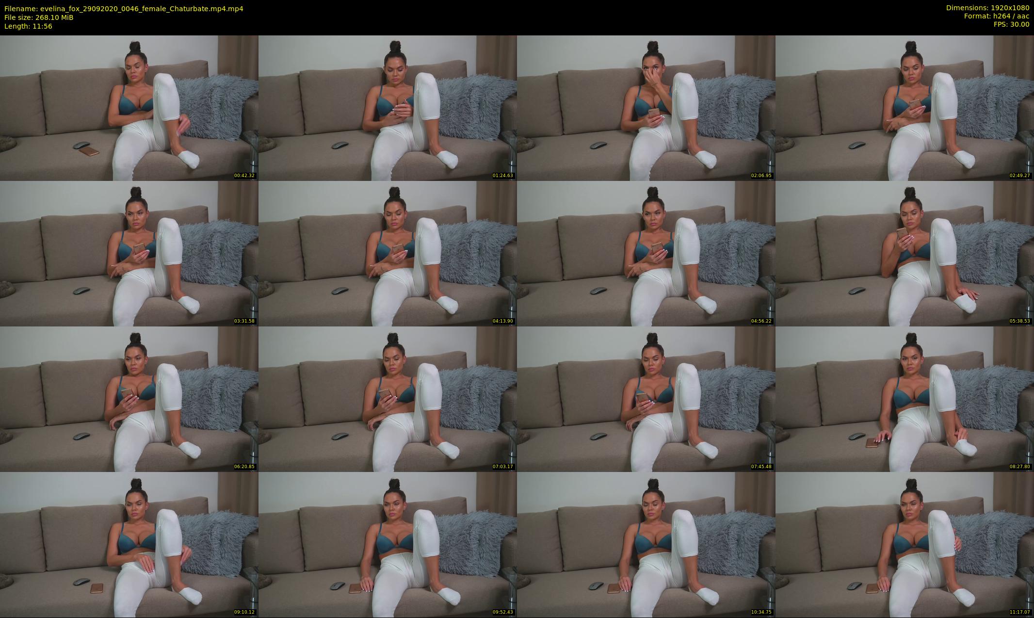 evelina_fox — 12 minute Chaturbate female cam show recording, 1080p, Sep 29, 2020