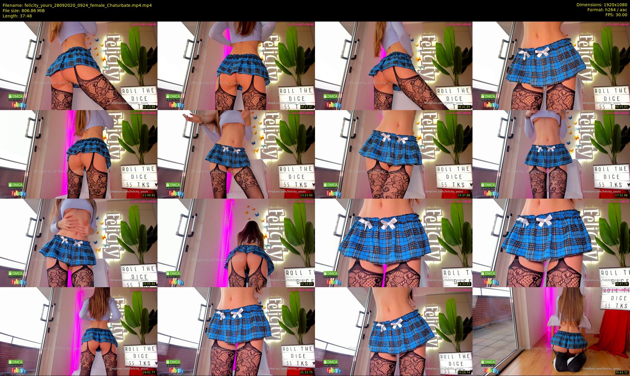 felicity_yours — 38 minute Chaturbate female cam show recording, 1080p, Sep 28, 2020