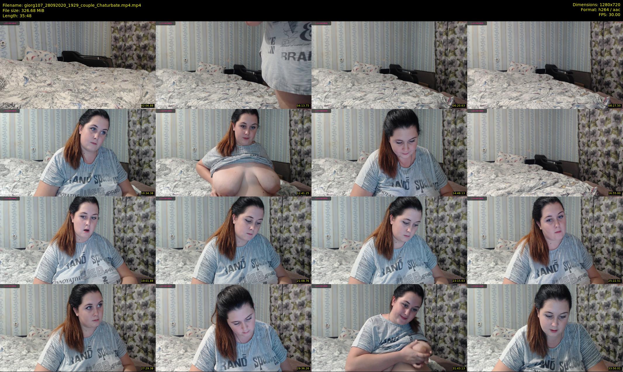 giorg107 — 36 minute Chaturbate couple cam show recording, 720p, Sep 28, 2020
