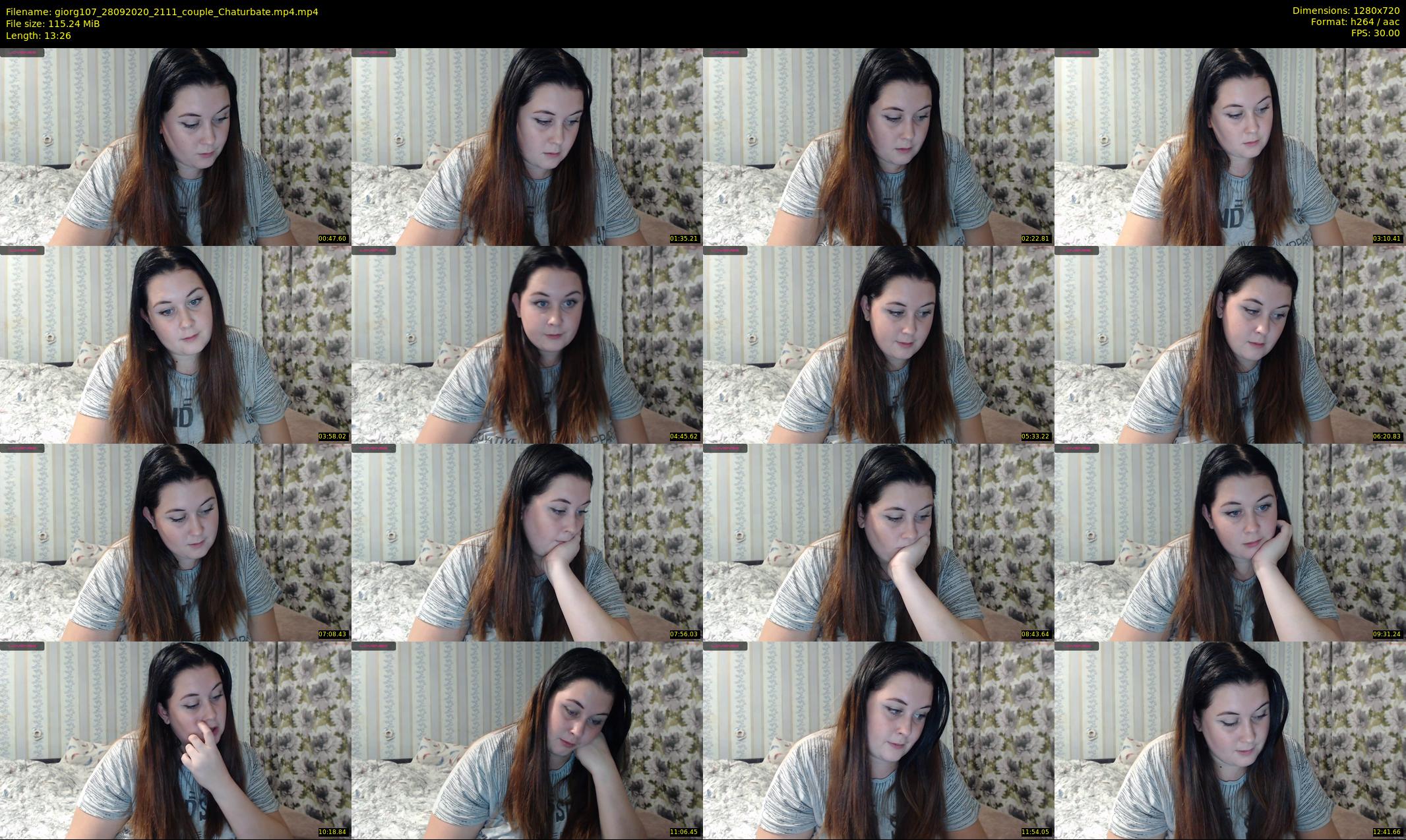 giorg107 — 14 minute Chaturbate couple cam show recording, 720p, Sep 28, 2020