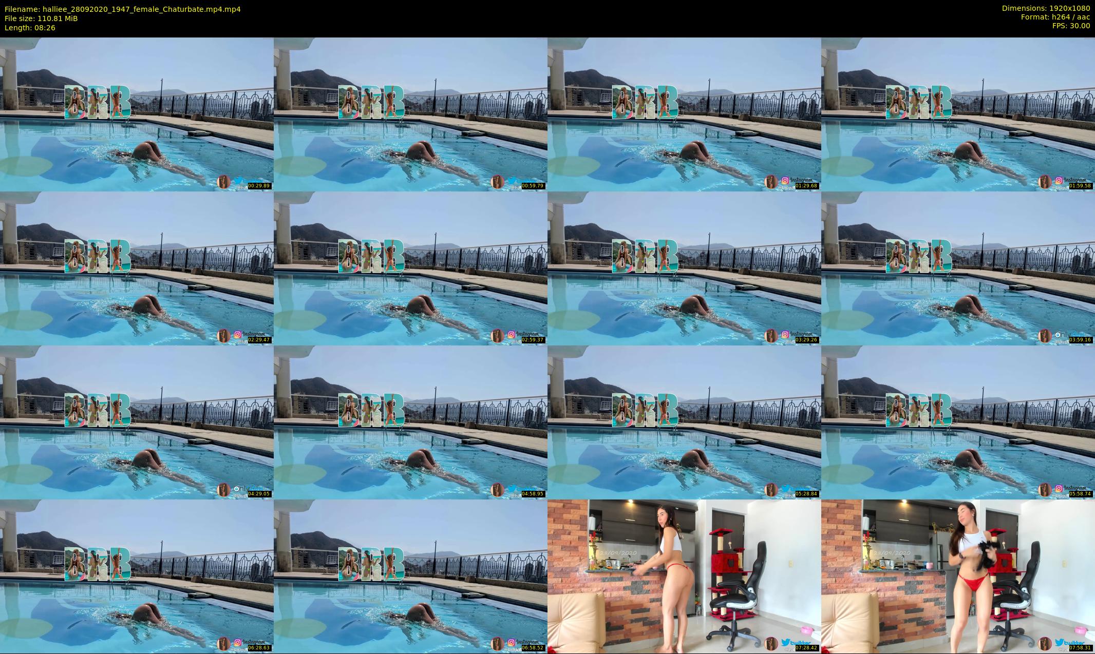 halliee — 9 minute Chaturbate couple cam show recording, 1080p, Sep 28, 2020