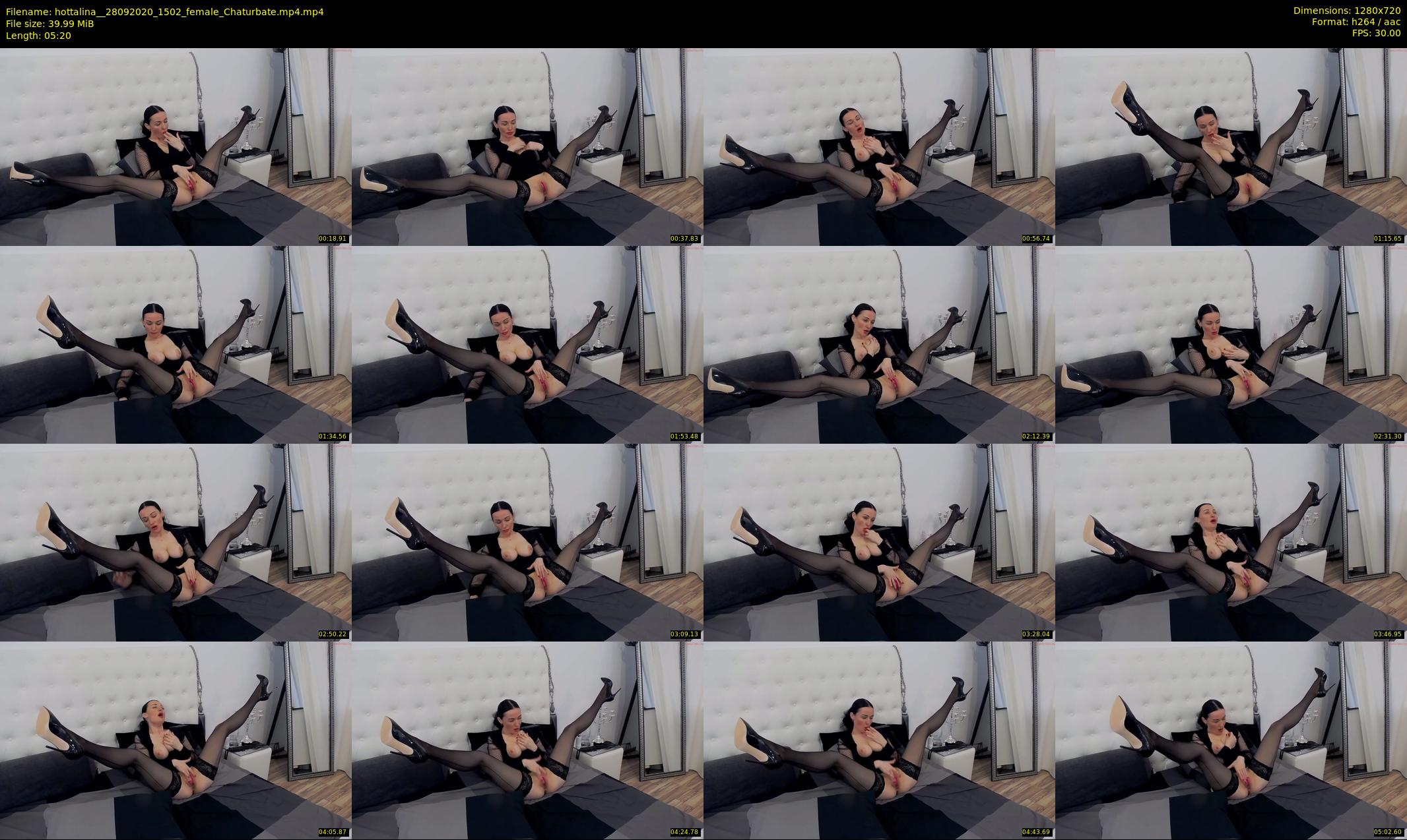 hottalina_ — 6 minute Chaturbate female cam show recording, 720p, Sep 28, 2020