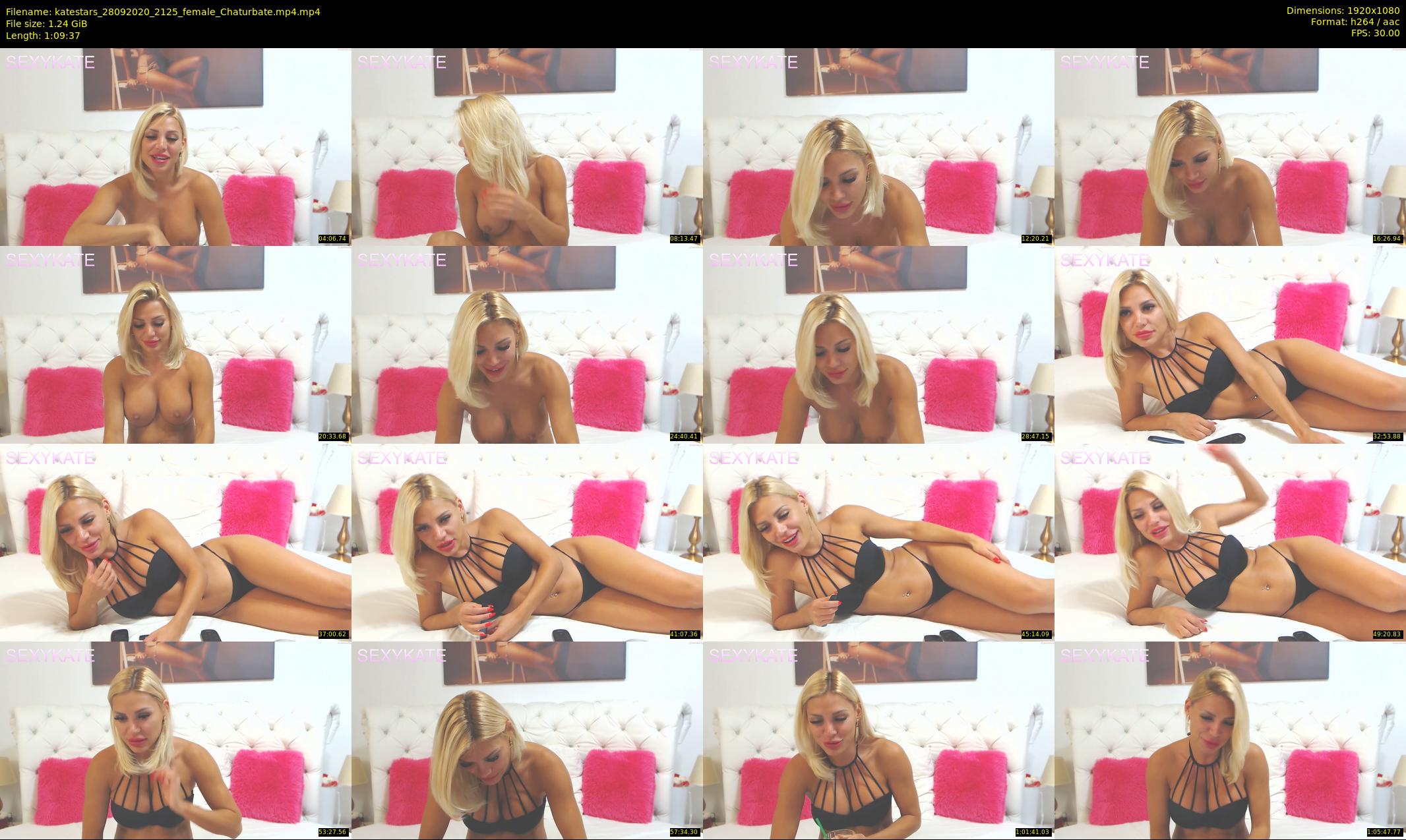 katestars — 70 minute Chaturbate female cam show recording, 1080p, Sep 28, 2020