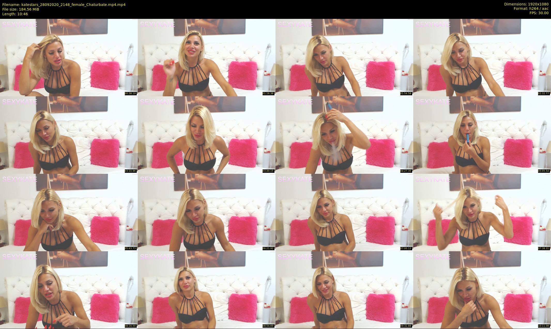 katestars — 11 minute Chaturbate female cam show recording, 1080p, Sep 28, 2020