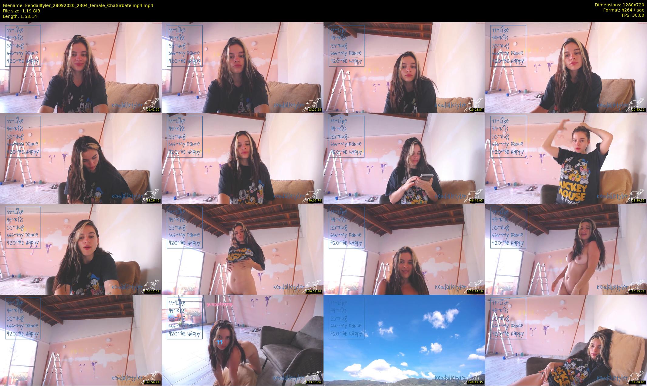 kendalltyler — 114 minute Chaturbate female cam show recording, 720p, Sep 28, 2020