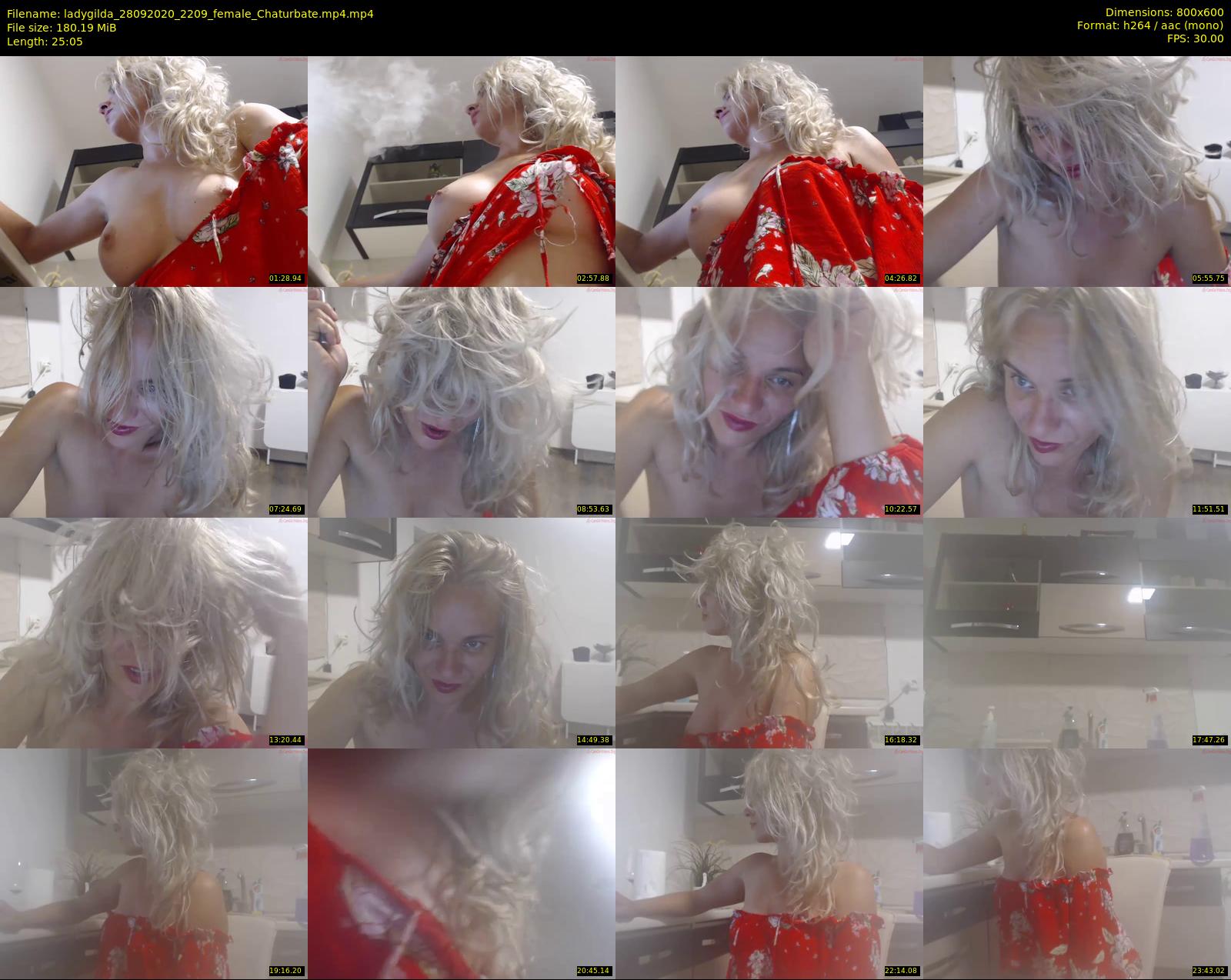 ladygilda — 26 minute Chaturbate female cam show recording, 480p, Sep 28, 2020
