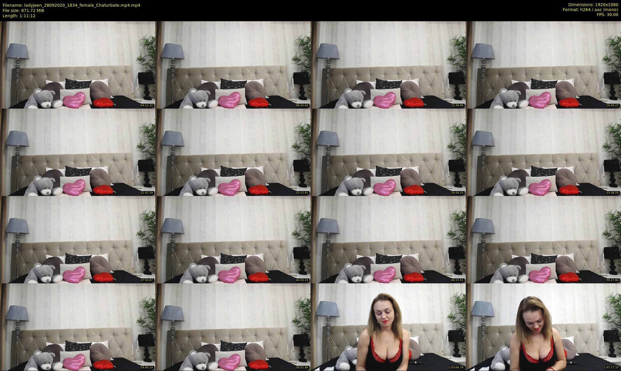ladyjeen — 72 minute Chaturbate female cam show recording, 1080p, Sep 28, 2020