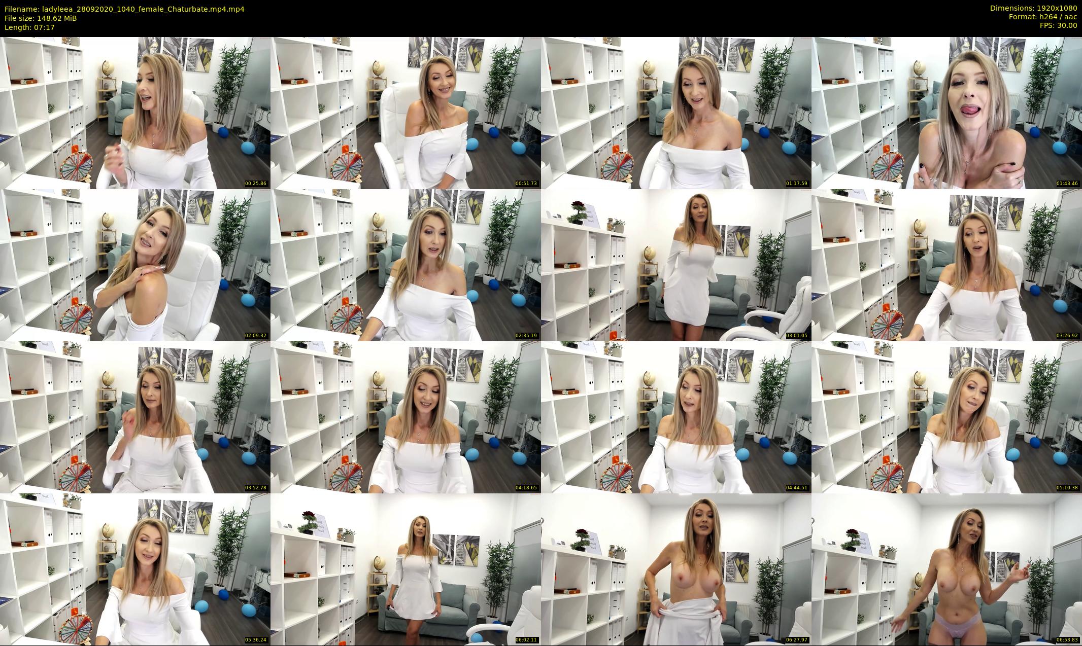 ladyleea — 8 minute Chaturbate female cam show recording, 1080p, Sep 28, 2020
