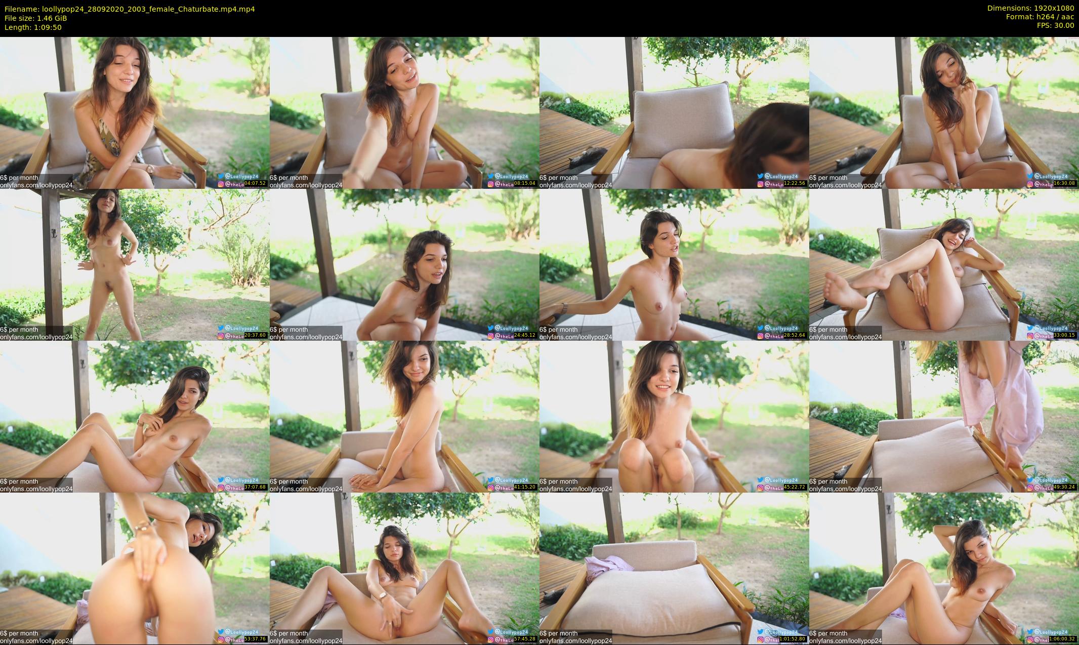 loollypop24 — 70 minute Chaturbate female cam show recording, 1080p, Sep 28, 2020