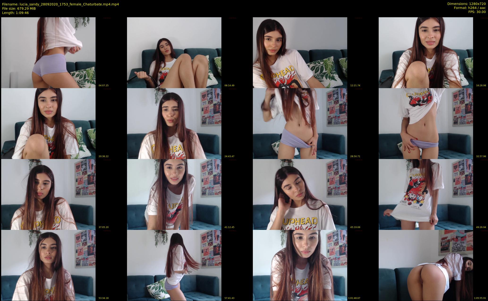 lucia_sandy — 70 minute Chaturbate female cam show recording, 720p, Sep 28, 2020