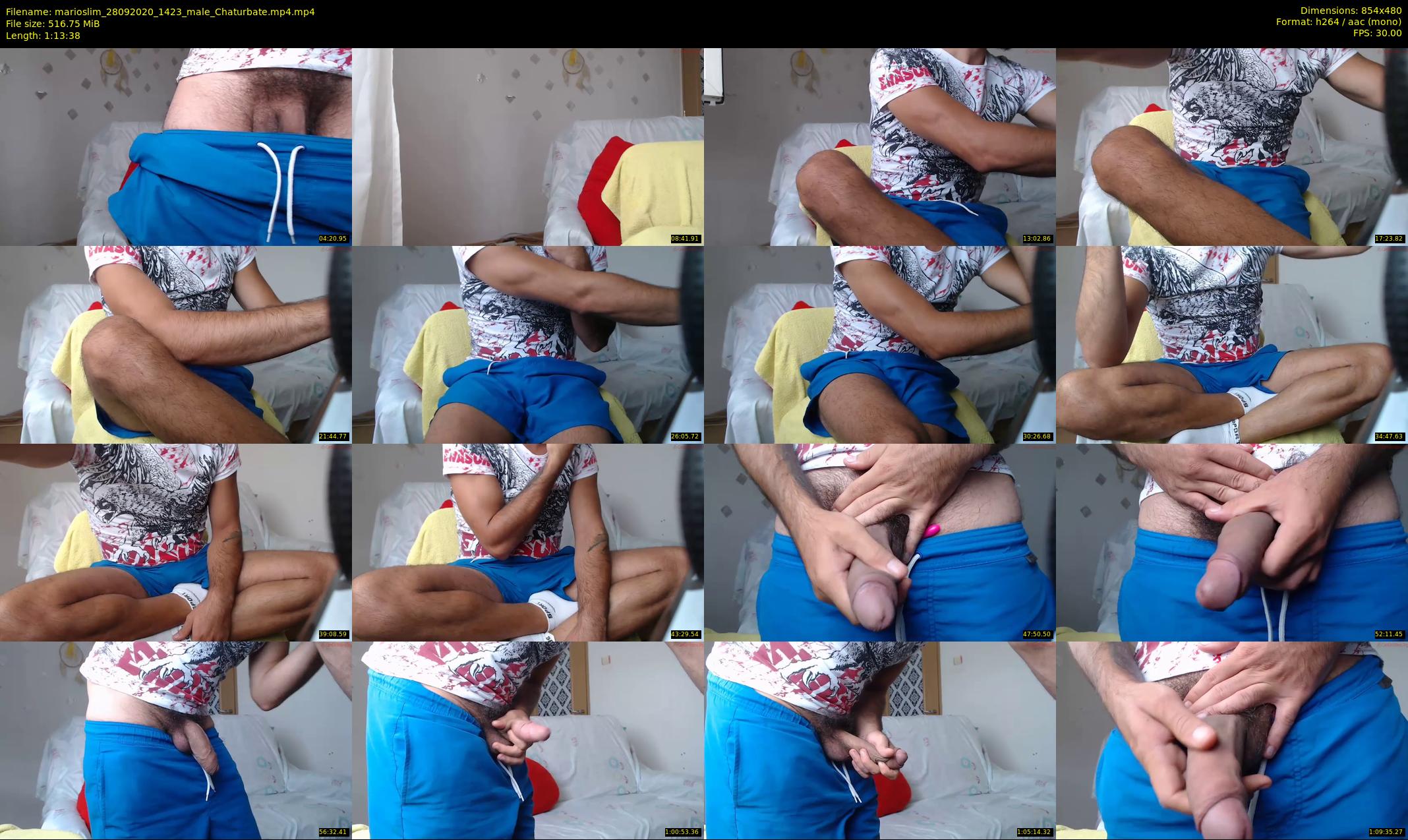 marioslim — 74 minute Chaturbate male cam show recording, 480p, Sep 28, 2020
