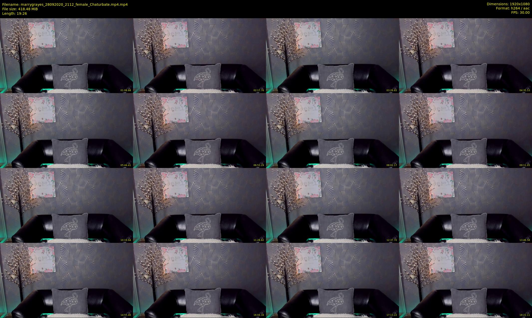 marrygrayes — 20 minute Chaturbate female cam show recording, 1080p, Sep 28, 2020