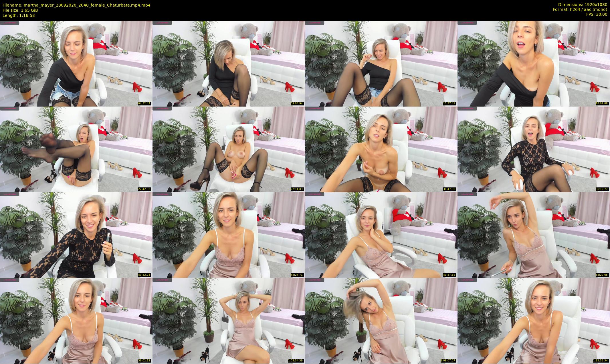 martha_mayer — 77 minute Chaturbate female cam show recording, 1080p, Sep 28, 2020