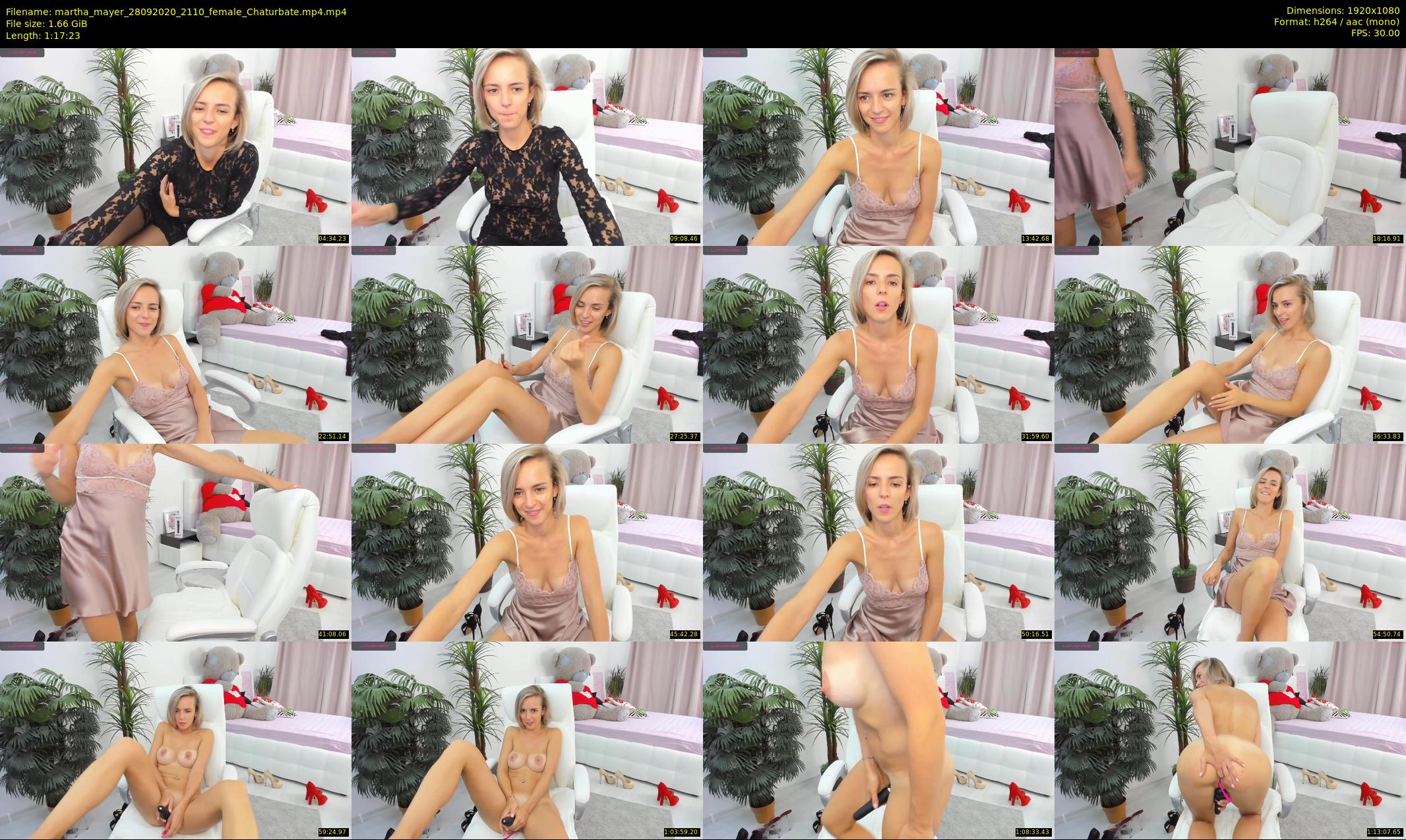 martha_mayer — 78 minute Chaturbate female cam show recording, 1080p, Sep 28, 2020