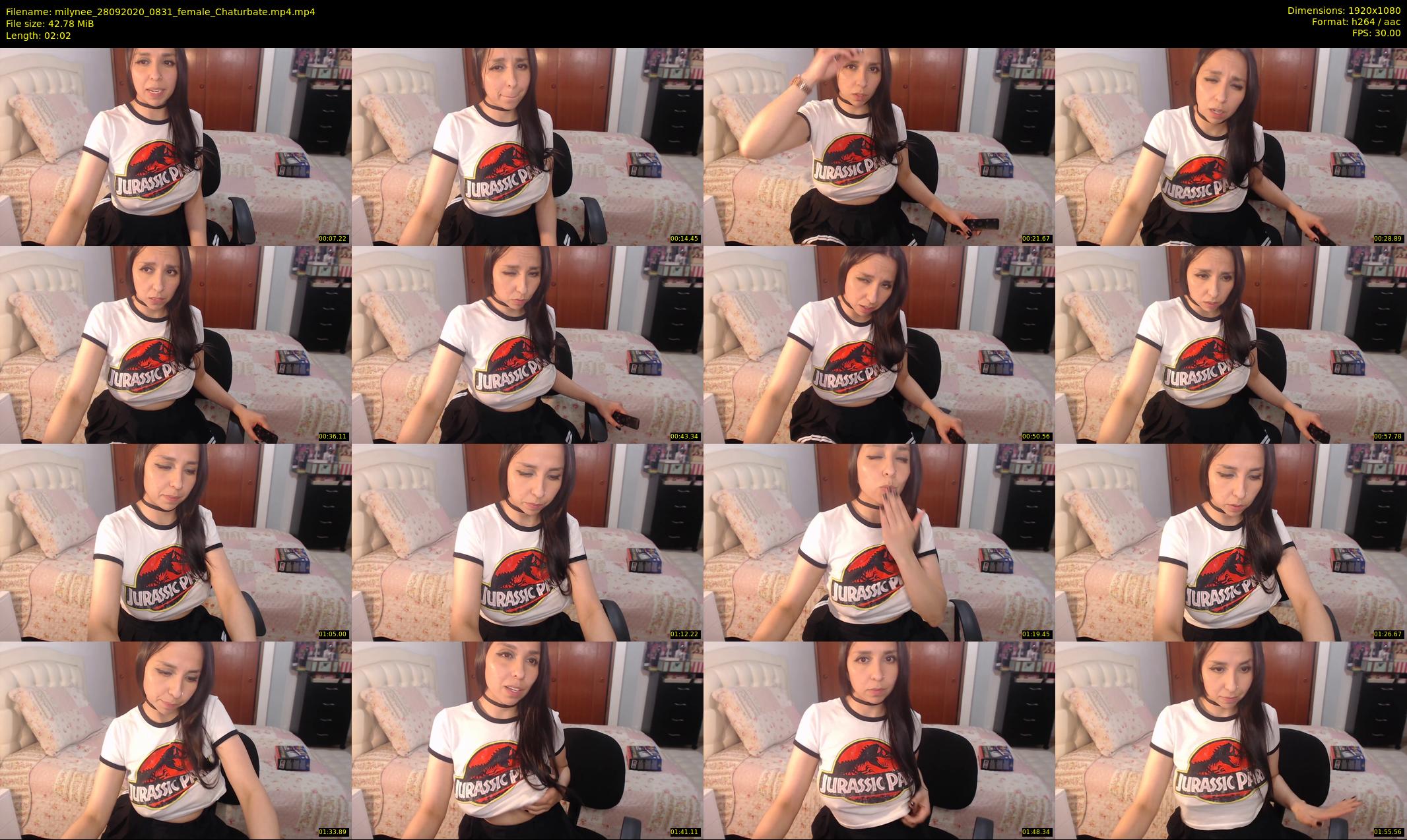 milynee — 3 minute Chaturbate female cam show recording, 1080p, Sep 28, 2020