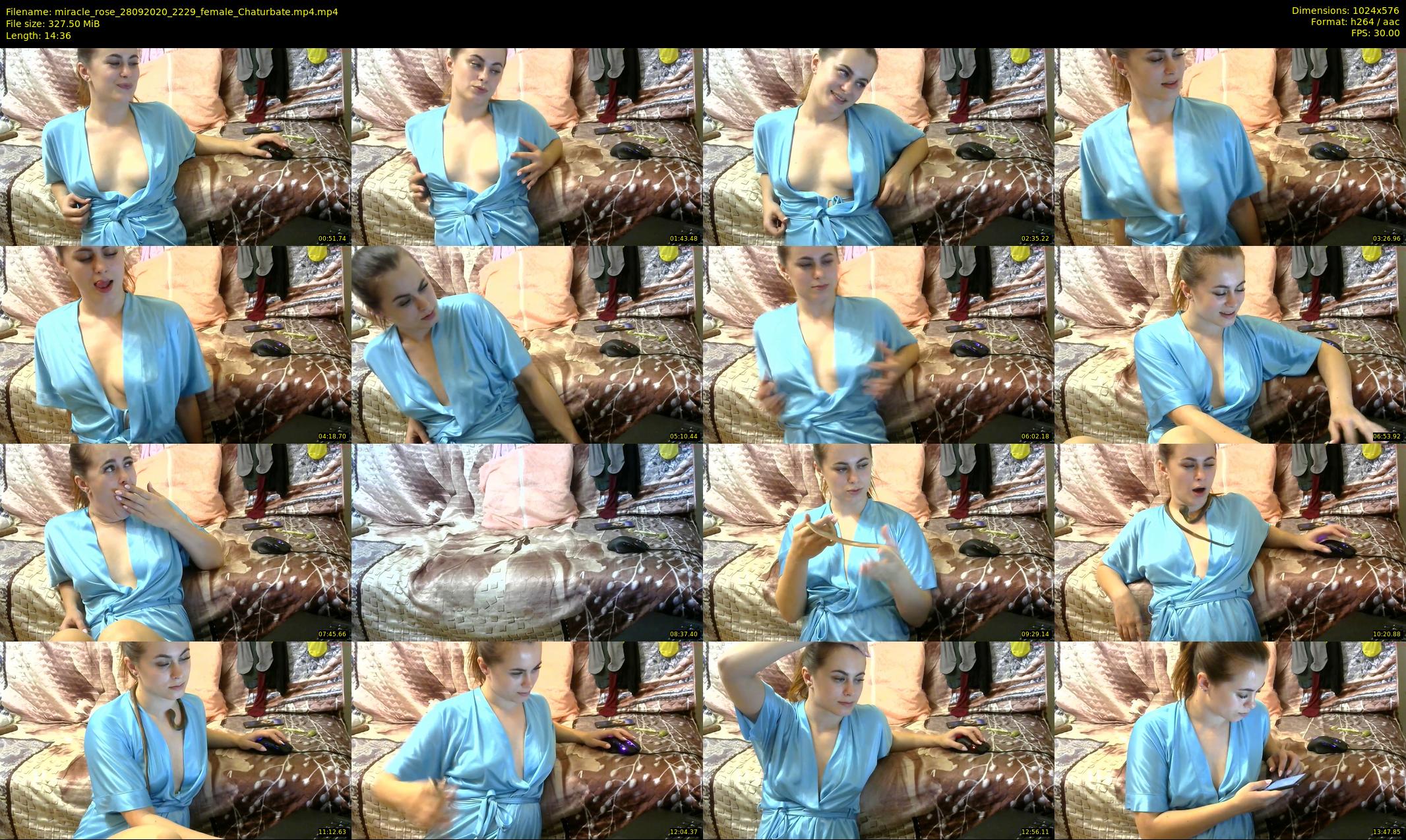 miracle_rose — 15 minute Chaturbate female cam show recording, 480p, Sep 28, 2020