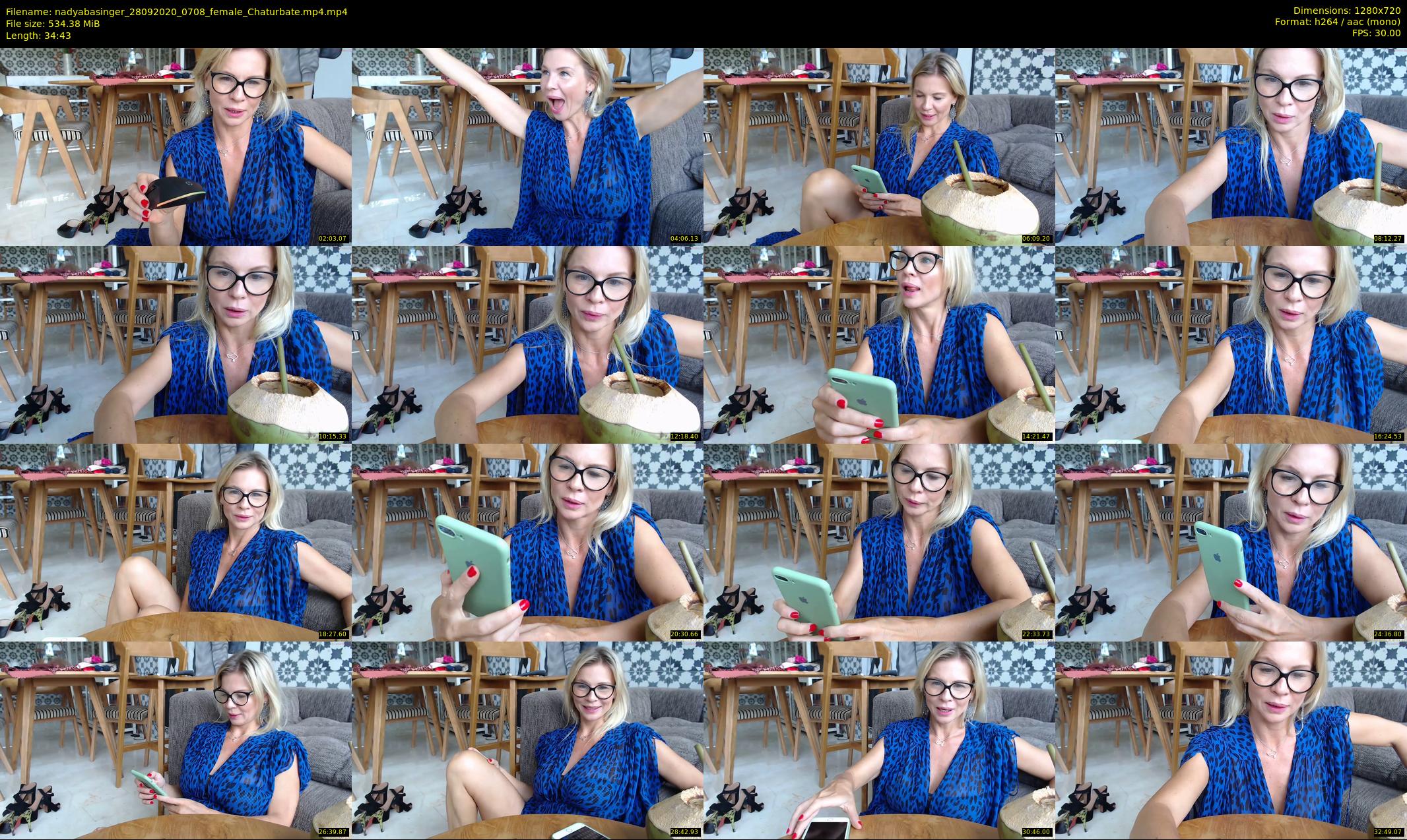nadyabasinger — 35 minute Chaturbate female cam show recording, 720p, Sep 28, 2020