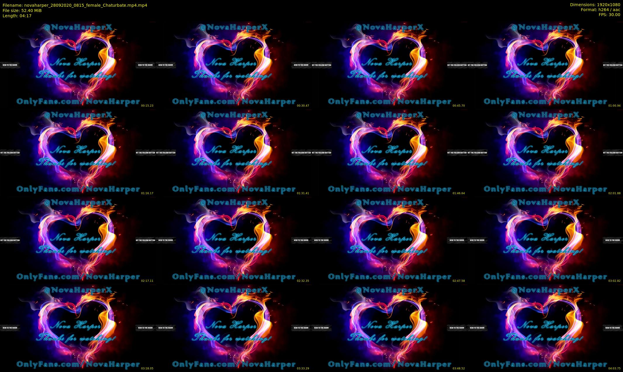 novaharper — 5 minute Chaturbate female cam show recording, 1080p, Sep 28, 2020