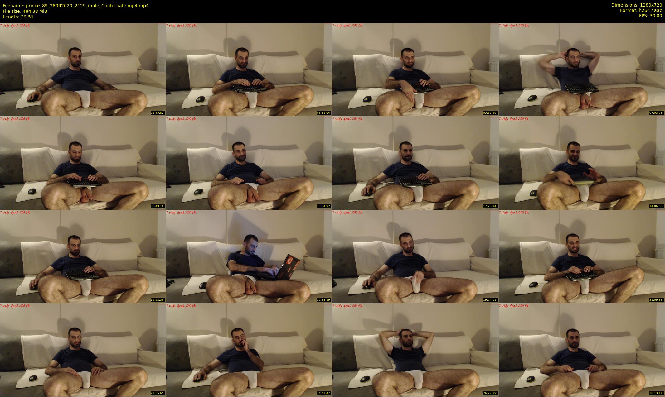 prince_89 — 30 minute Chaturbate male cam show recording, 720p, Sep 28, 2020