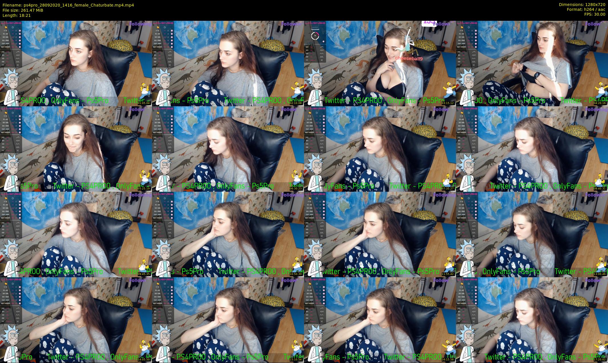 ps4pro — 19 minute Chaturbate female cam show recording, 720p, Sep 28, 2020