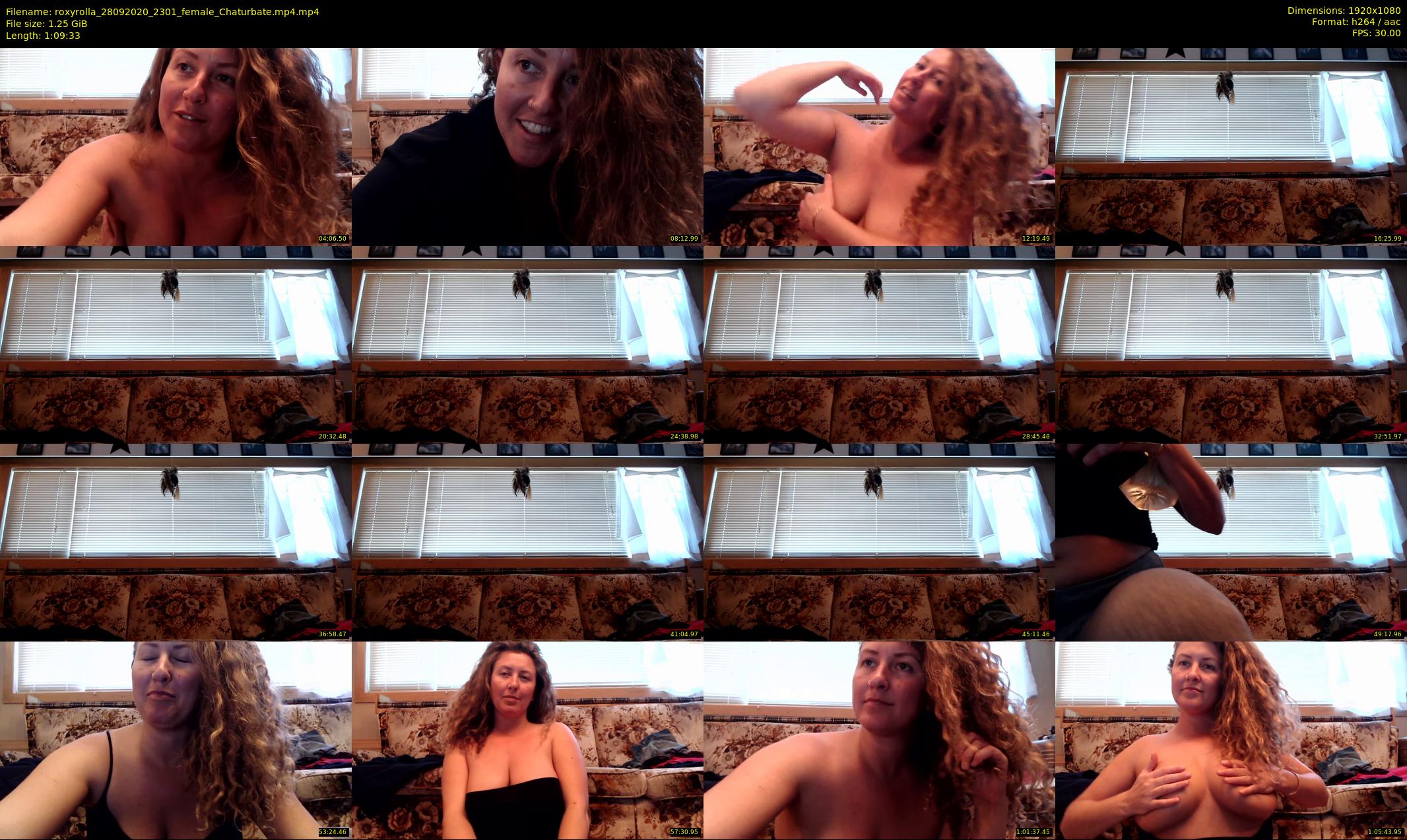 roxyrolla — 70 minute Chaturbate female cam show recording, 1080p, Sep 28, 2020