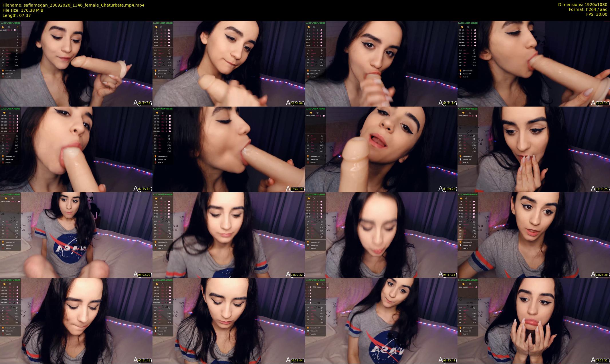 safiamegan — 8 minute Chaturbate couple cam show recording, 1080p, Sep 28, 2020