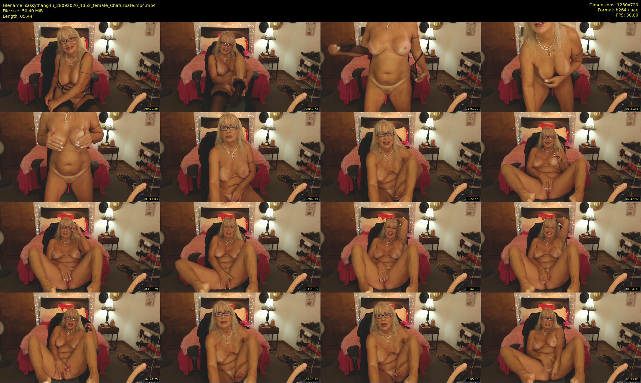 sassythang4u — 6 minute Chaturbate female cam show recording, 720p, Sep 28, 2020