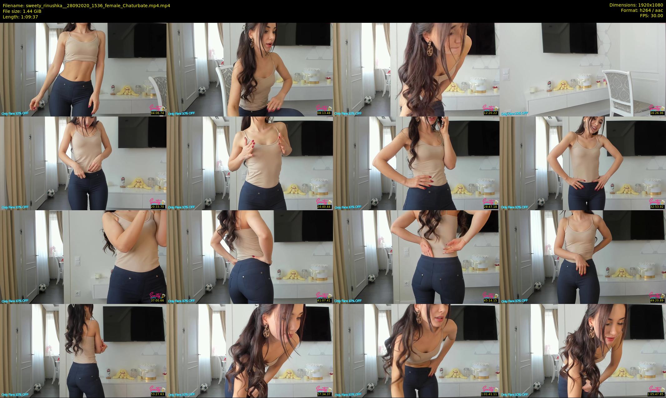 sweety_rinushka_ — 70 minute Chaturbate female cam show recording, 1080p, Sep 28, 2020