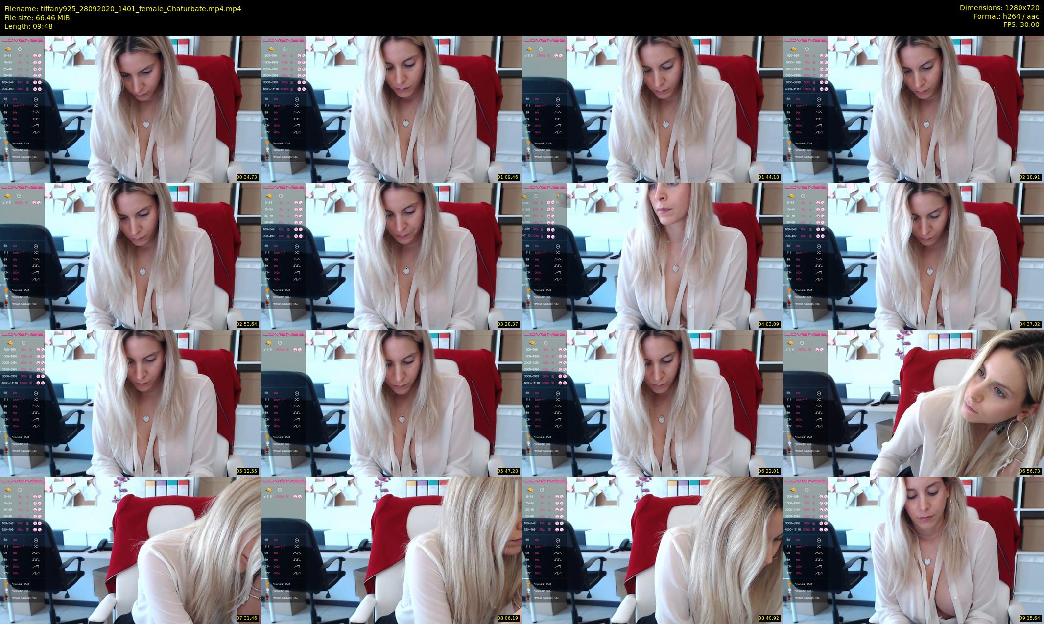 tiffany925 — 10 minute Chaturbate female cam show recording, 720p, Sep 28, 2020