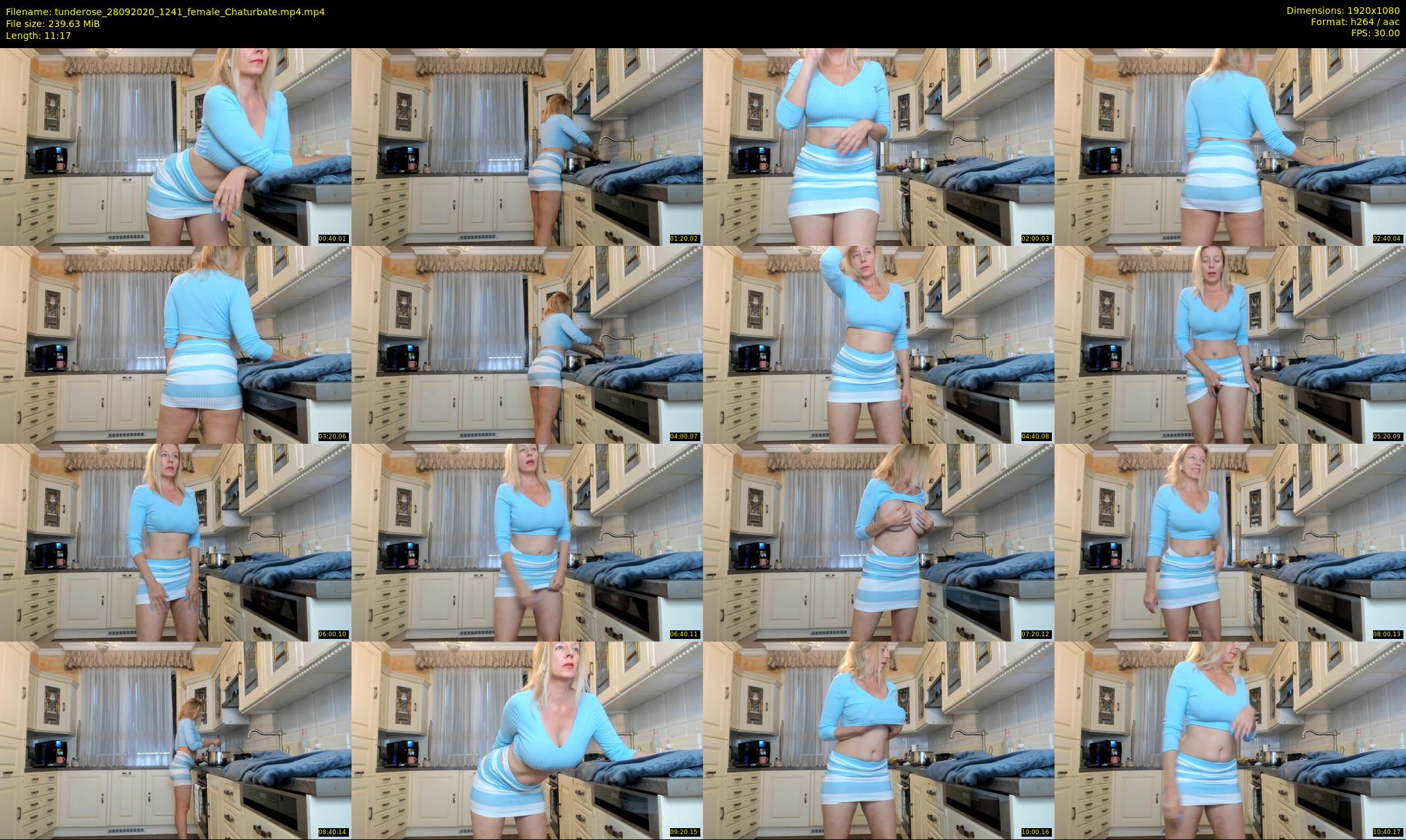 tunderose — 12 minute Chaturbate female cam show recording, 1080p, Sep 28, 2020